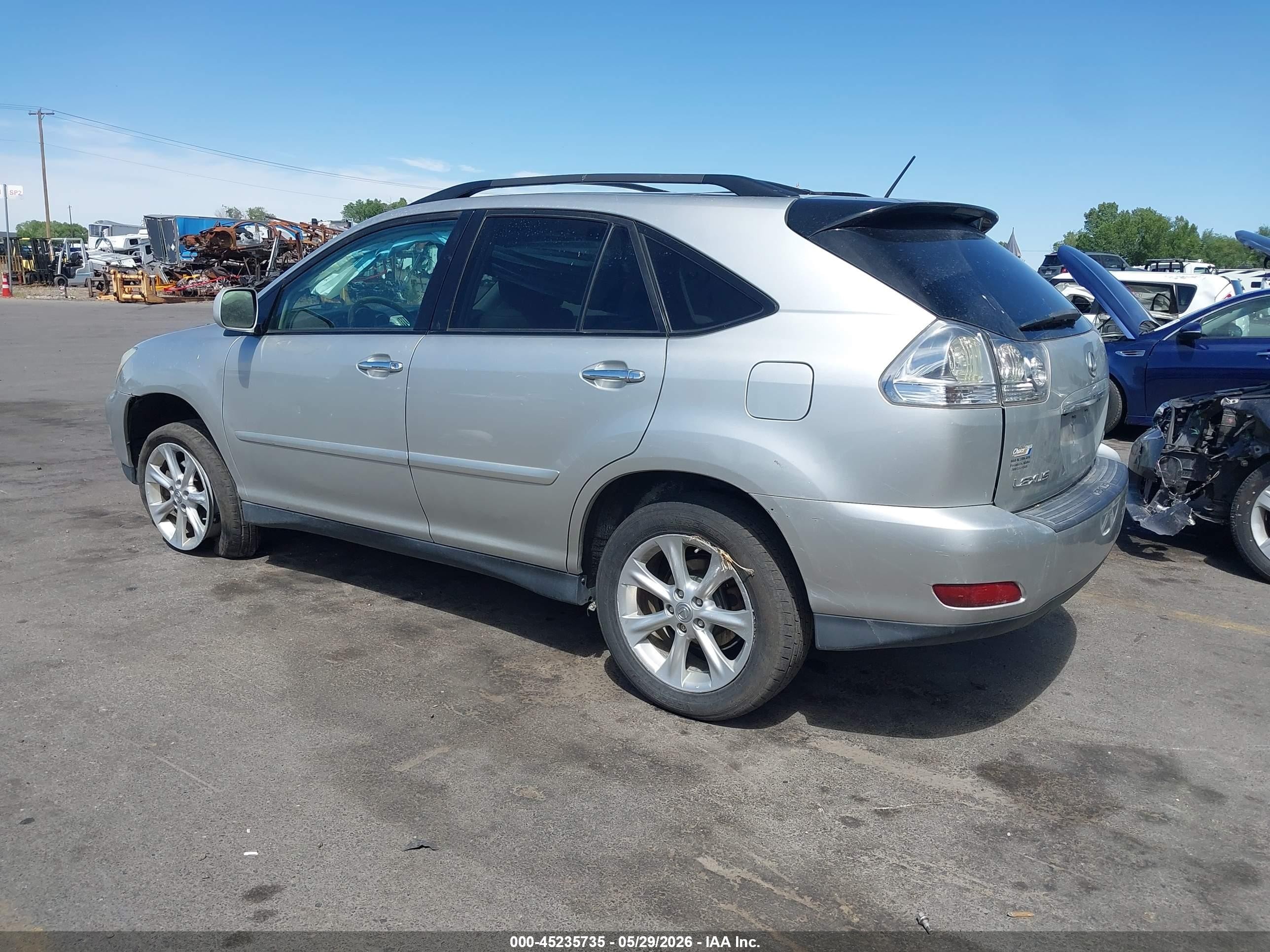 2008 Lexus RX 350 VIN 2T2HK31U18C084116 IAAI salvage auction — Unknown, Salvage (Idaho), sold $750 on 2026-07-02 (photo 3)