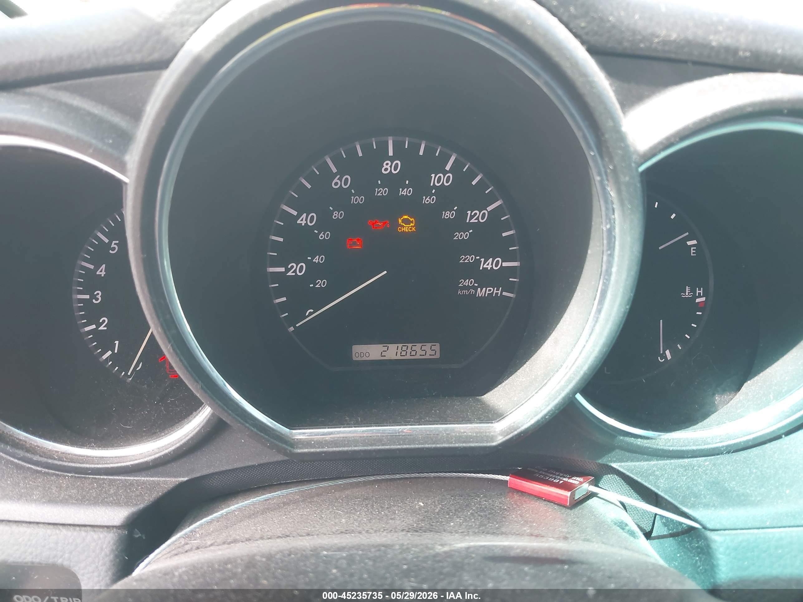 2008 Lexus RX 350 VIN 2T2HK31U18C084116 IAAI salvage auction — Unknown, Salvage (Idaho), sold $750 on 2026-07-02 (photo 7)