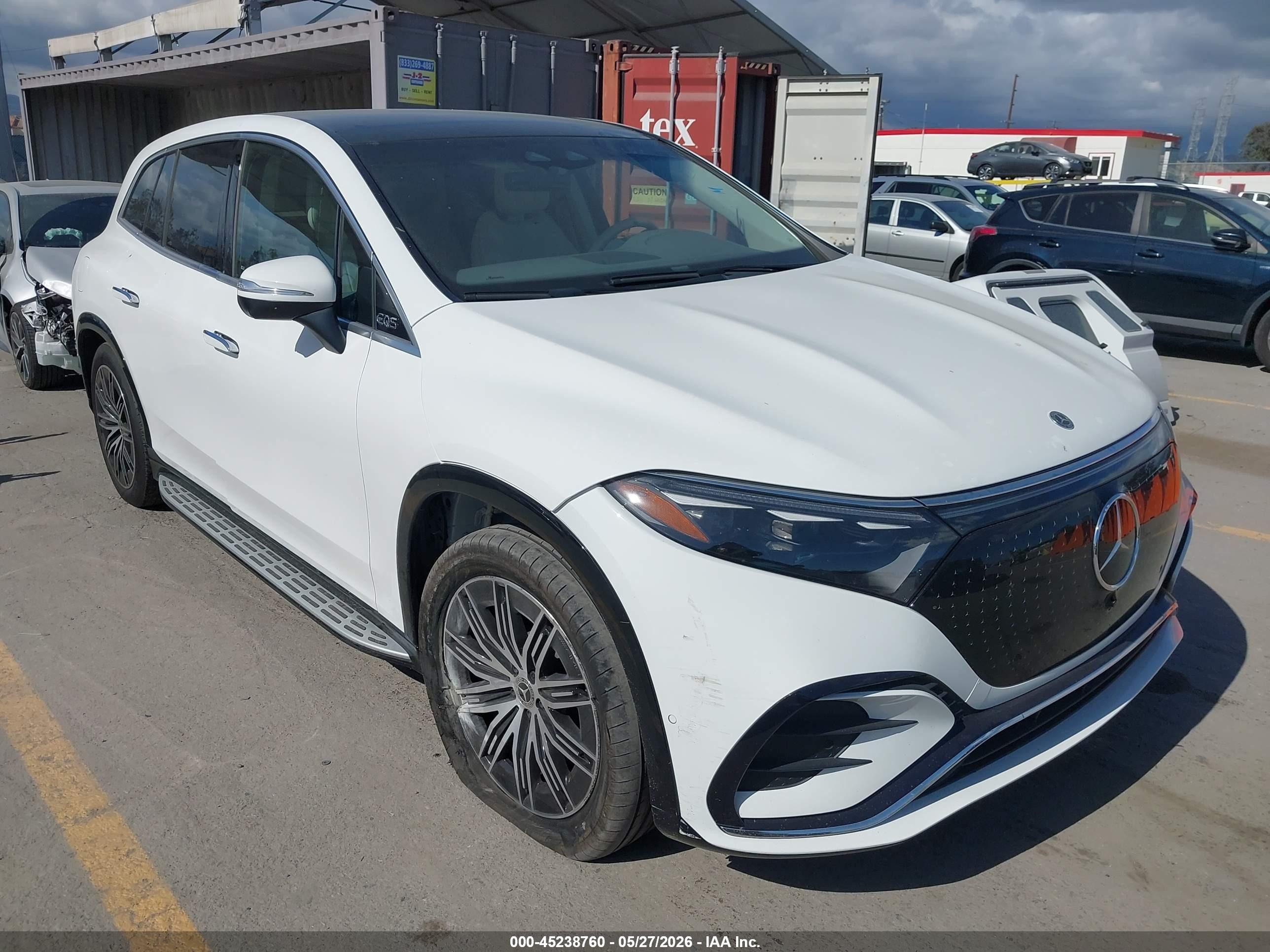 2024 Mercedes-Benz EQS VIN 4JGDM2DB7RA030614 — IAAI salvage auction photo