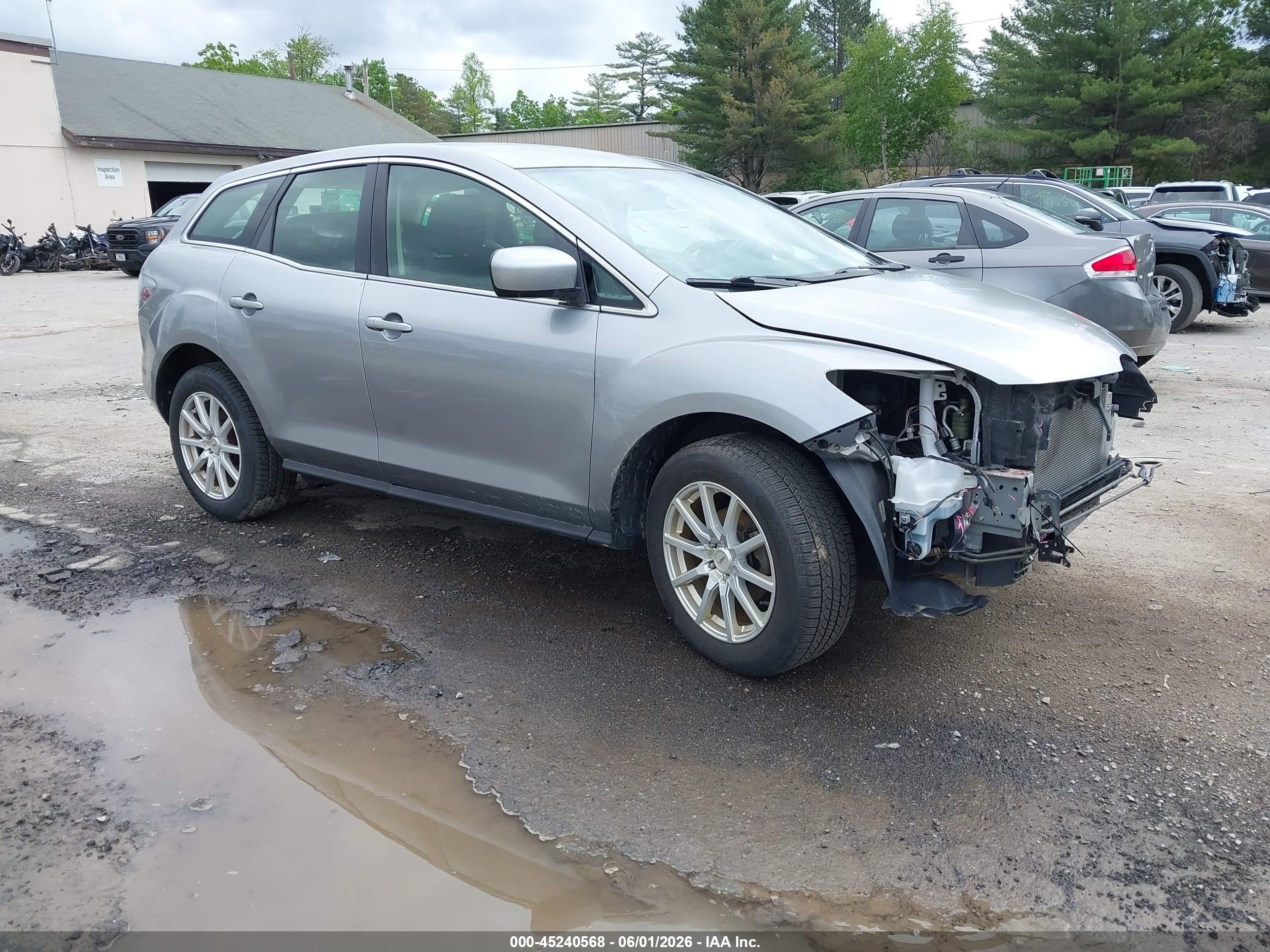 2011 Mazda CX-7 VIN JM3ER2A57B0400567 IAAI salvage auction — Front End, Salvage (New Hampshire), sold $375 on 2026-07-12 (photo 1)