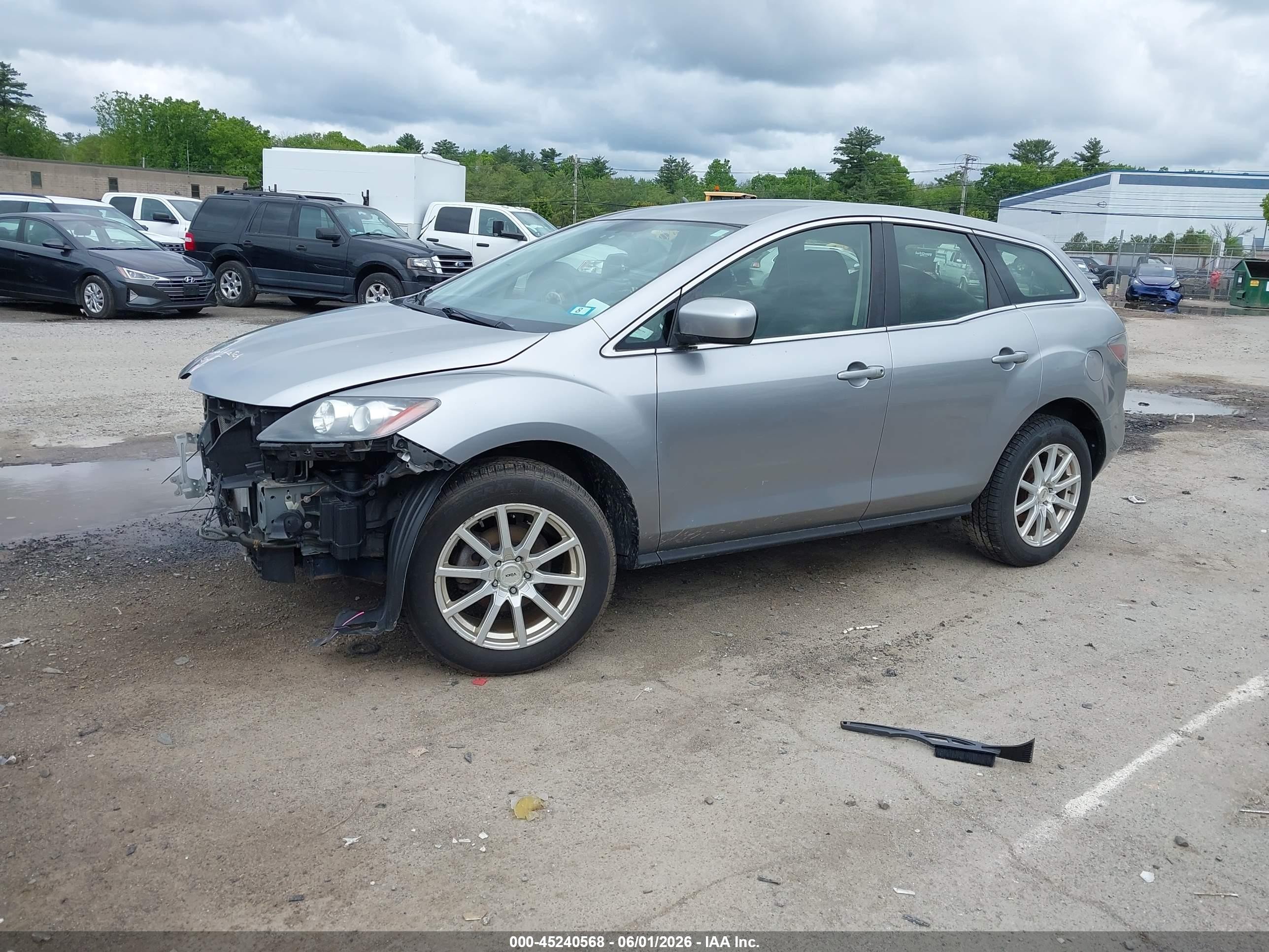 2011 Mazda CX-7 VIN JM3ER2A57B0400567 IAAI salvage auction — Front End, Salvage (New Hampshire), sold $375 on 2026-07-12 (photo 2)