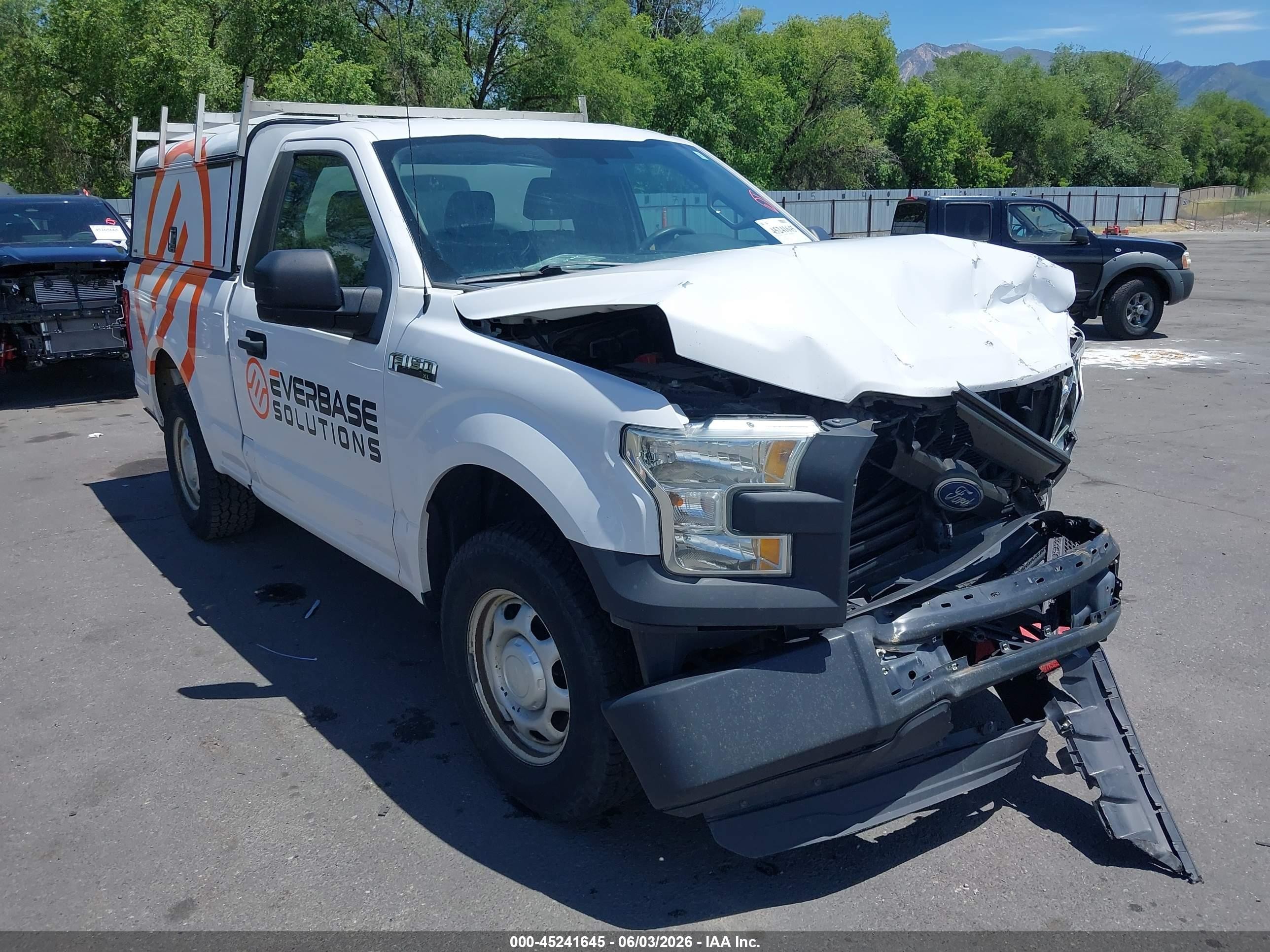2015 Ford F-150 VIN 1FTMF1C8XFKD80534 IAAI salvage auction — Front End, Salvage (Utah), sold $2,850 on 2026-07-09 (photo 1)