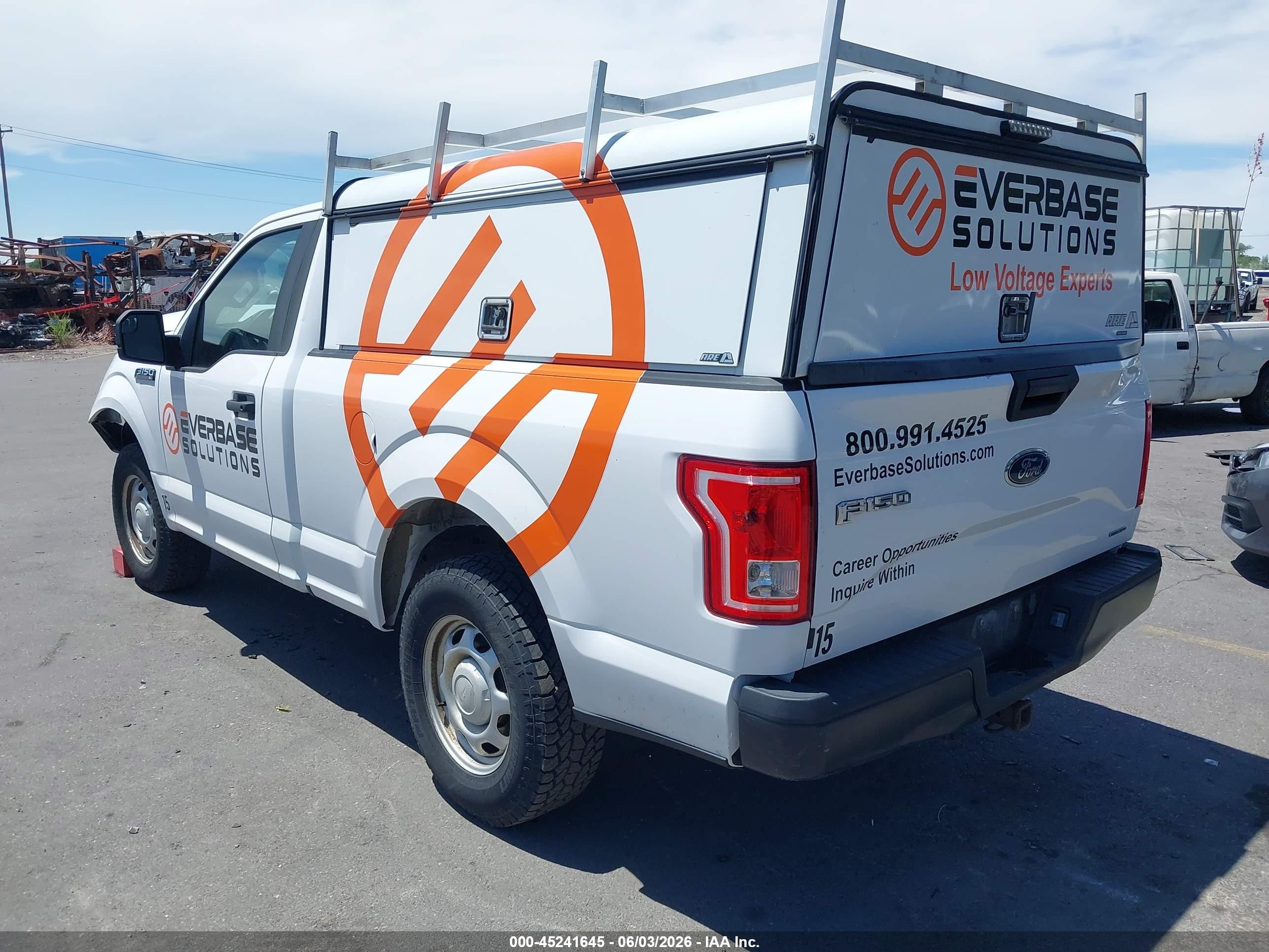 2015 Ford F-150 VIN 1FTMF1C8XFKD80534 IAAI salvage auction — Front End, Salvage (Utah), sold $2,850 on 2026-07-09 (photo 3)