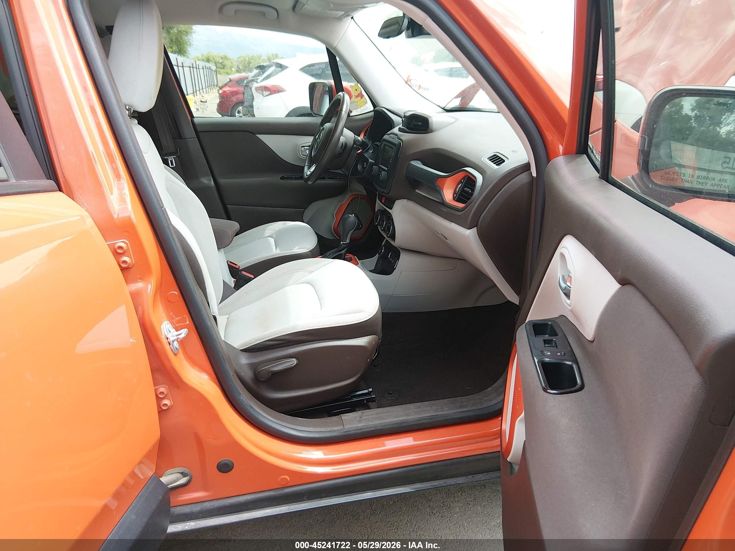 2015 Jeep Renegade VIN ZACCJBBT6FPB79208 IAAI salvage auction — Front End, Salvage (Utah), sold $2,000 on 2026-07-08 (photo 5)