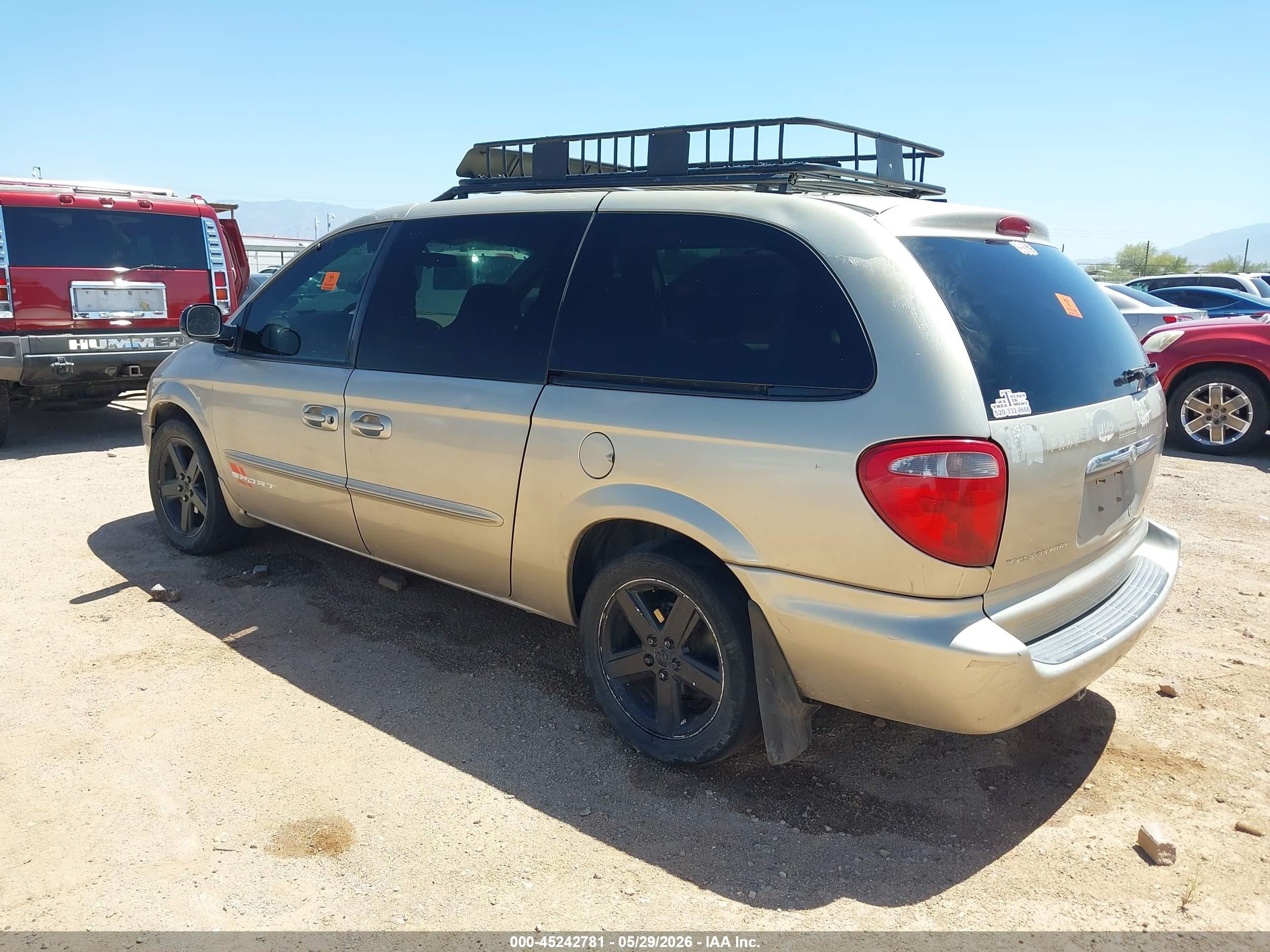 2003 Chrysler Town & Country VIN 2C4GP44313R164986 IAAI salvage auction — Biohazard/Chemical, Clear (Arizona), sold $300 on 2026-07-09 (photo 3)