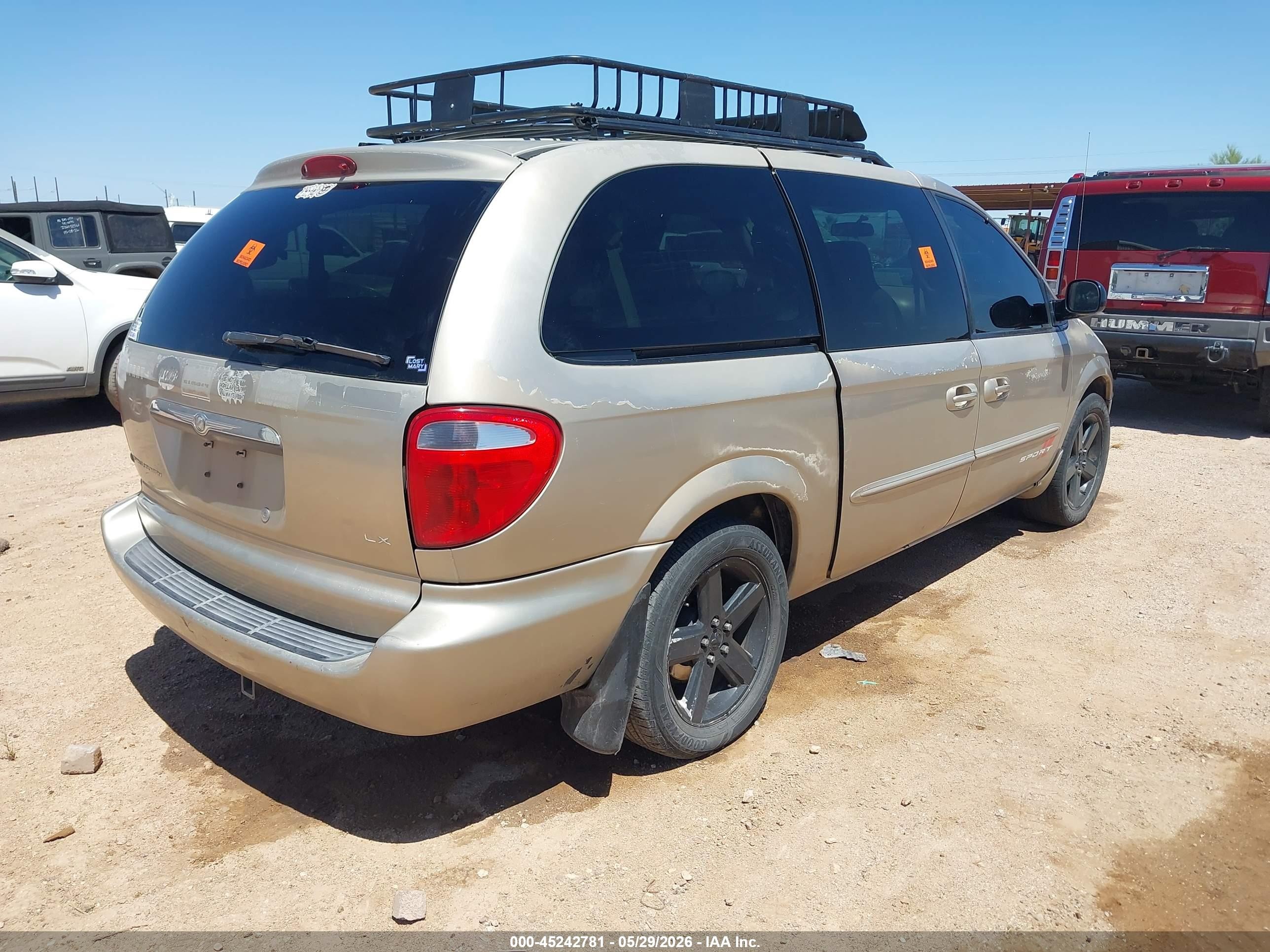 2003 Chrysler Town & Country VIN 2C4GP44313R164986 IAAI salvage auction — Biohazard/Chemical, Clear (Arizona), sold $300 on 2026-07-09 (photo 4)