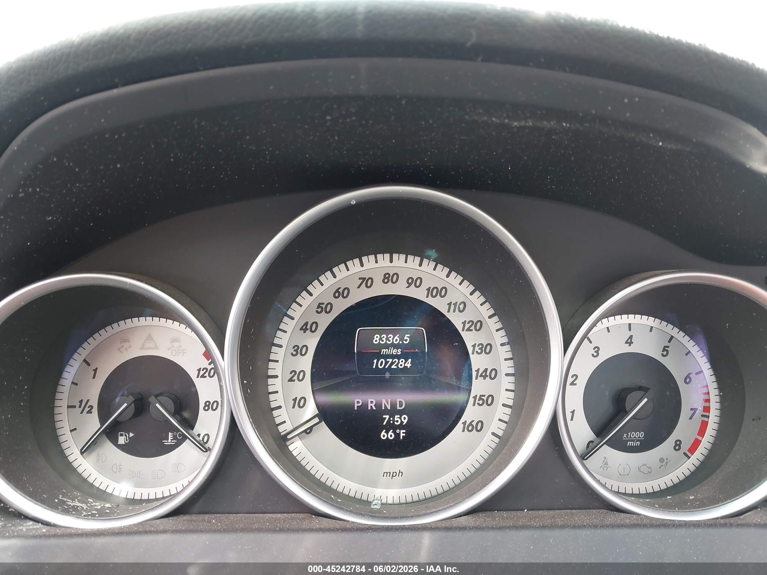 2013 Mercedes-Benz C-Class VIN WDDGF4HB8DG128838 IAAI salvage auction — Front & Rear, Salvage (California), sold $550 on 2026-07-09 (photo 7)
