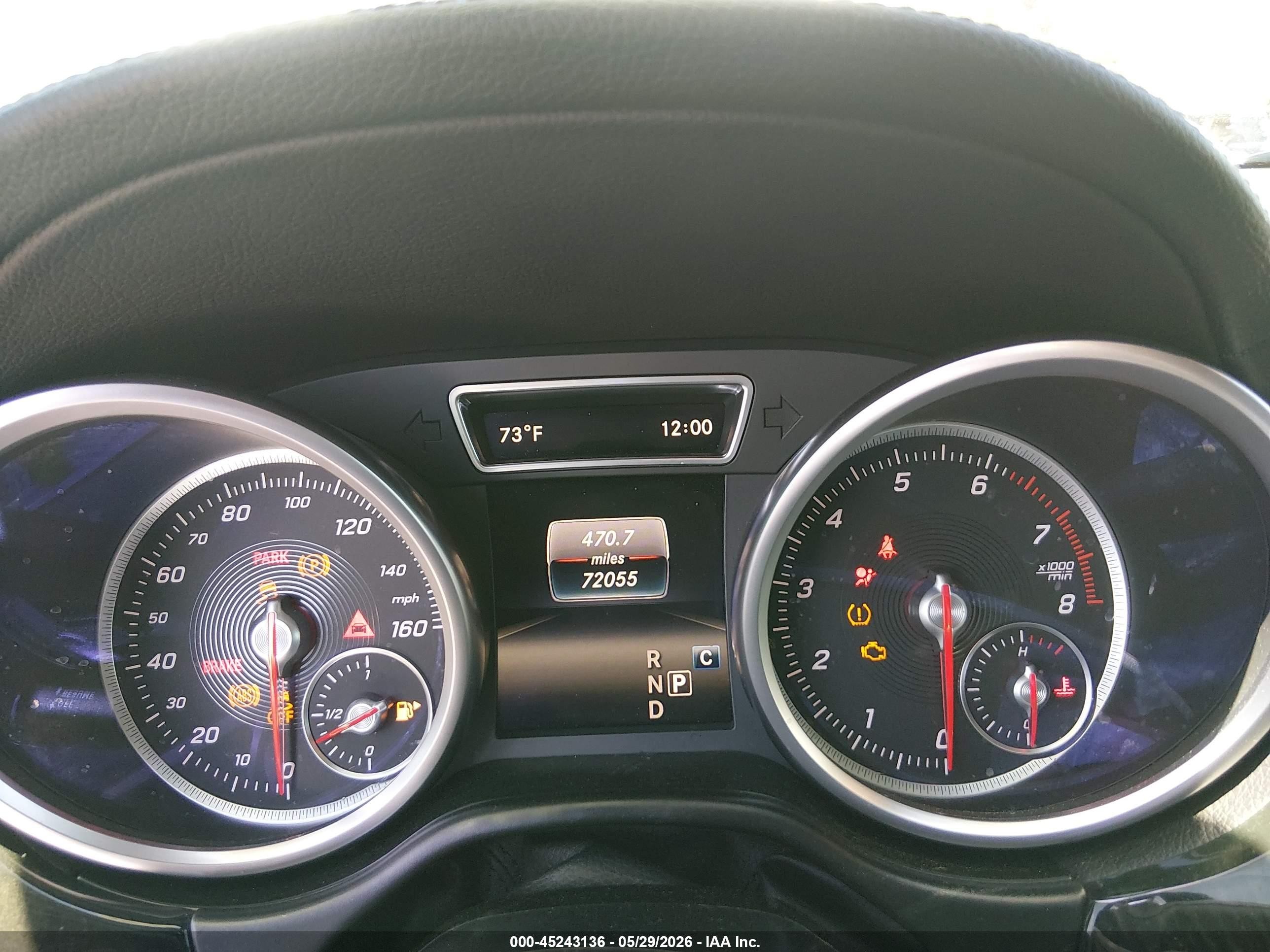 2017 Mercedes-Benz GLS-Class VIN 4JGDF6EE5HA869640 IAAI salvage auction — Front & Rear, Salvage (California), sold $3,800 on 2026-07-02 (photo 7)