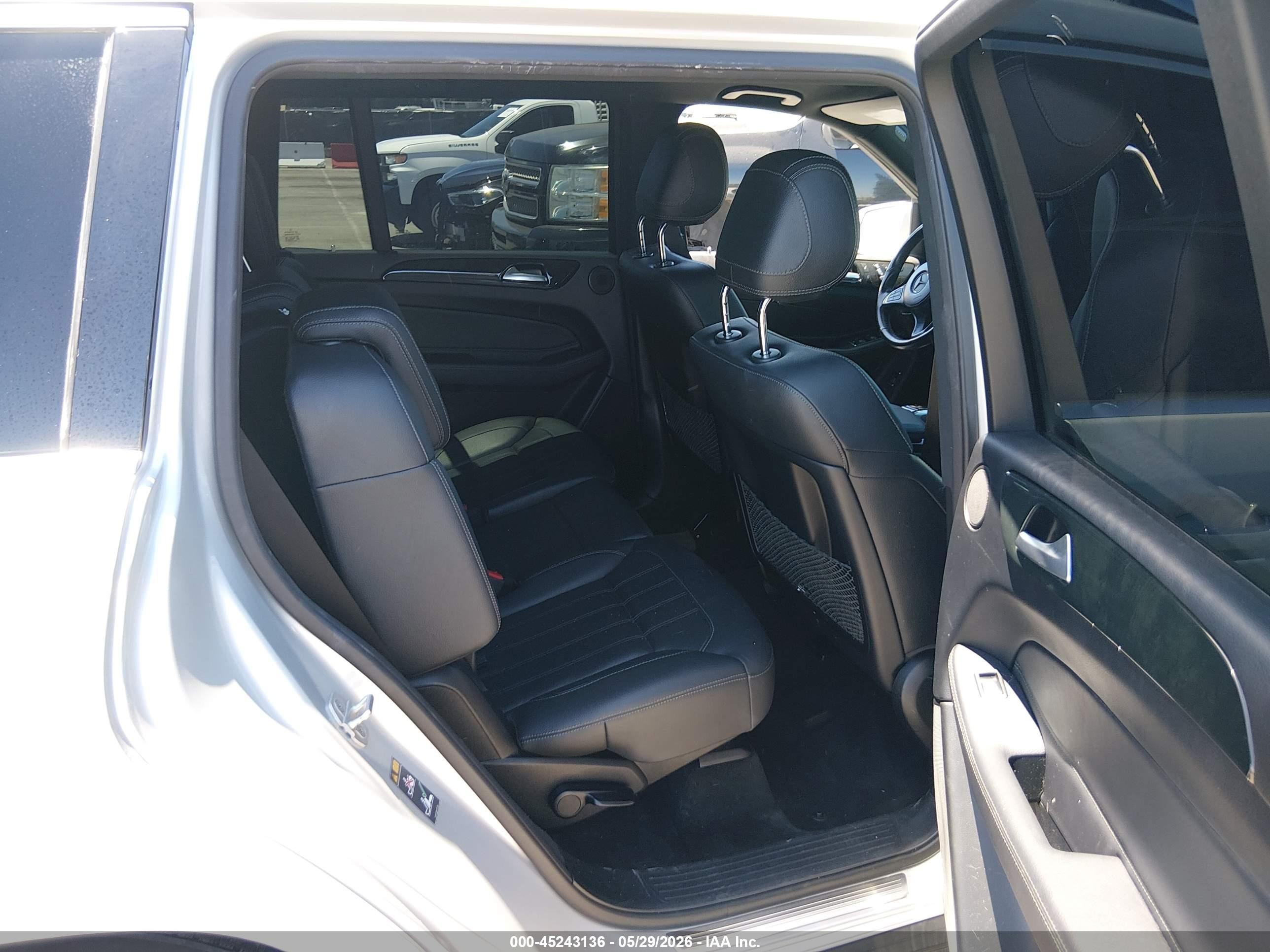 2017 Mercedes-Benz GLS-Class VIN 4JGDF6EE5HA869640 IAAI salvage auction — Front & Rear, Salvage (California), sold $3,800 on 2026-07-02 (photo 8)