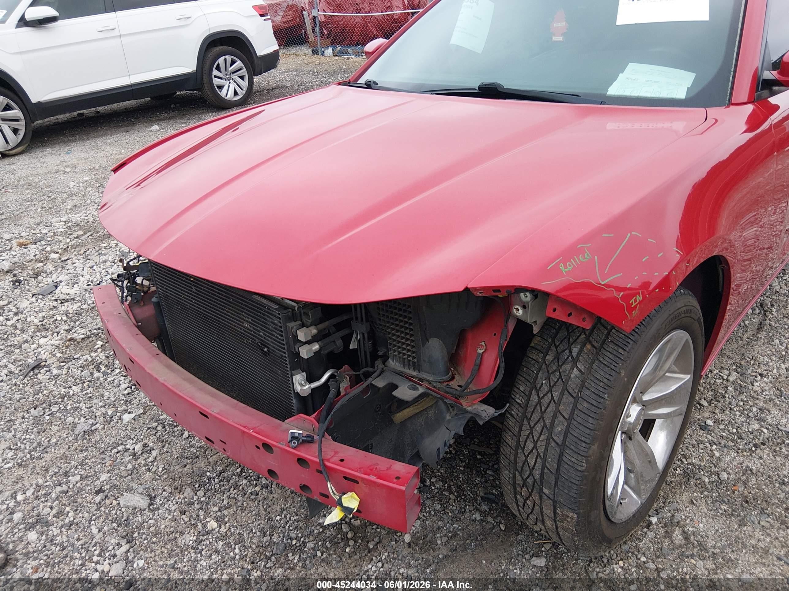 2016 Dodge Charger VIN 2C3CDXHG7GH276407 IAAI salvage auction — Front End, Salvage (Georgia), sold $1,700 on 2026-07-01 (photo 6)