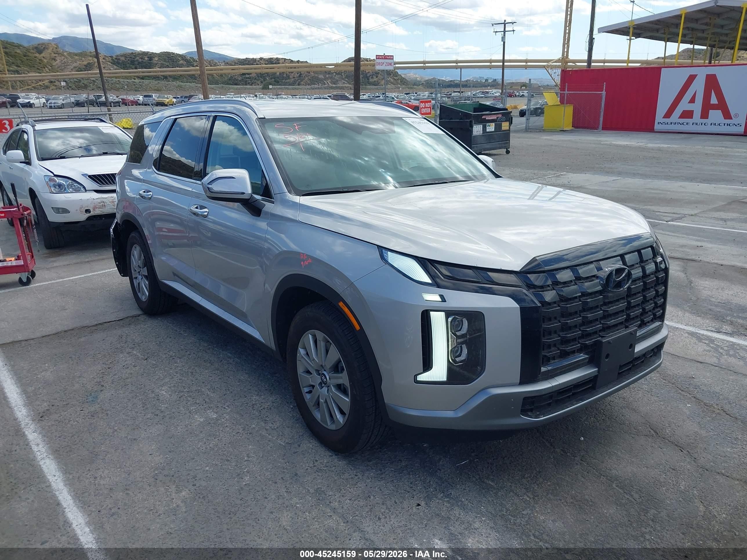 2025 Hyundai Palisade VIN KM8R24GEXSU934880 — IAAI salvage auction photo
