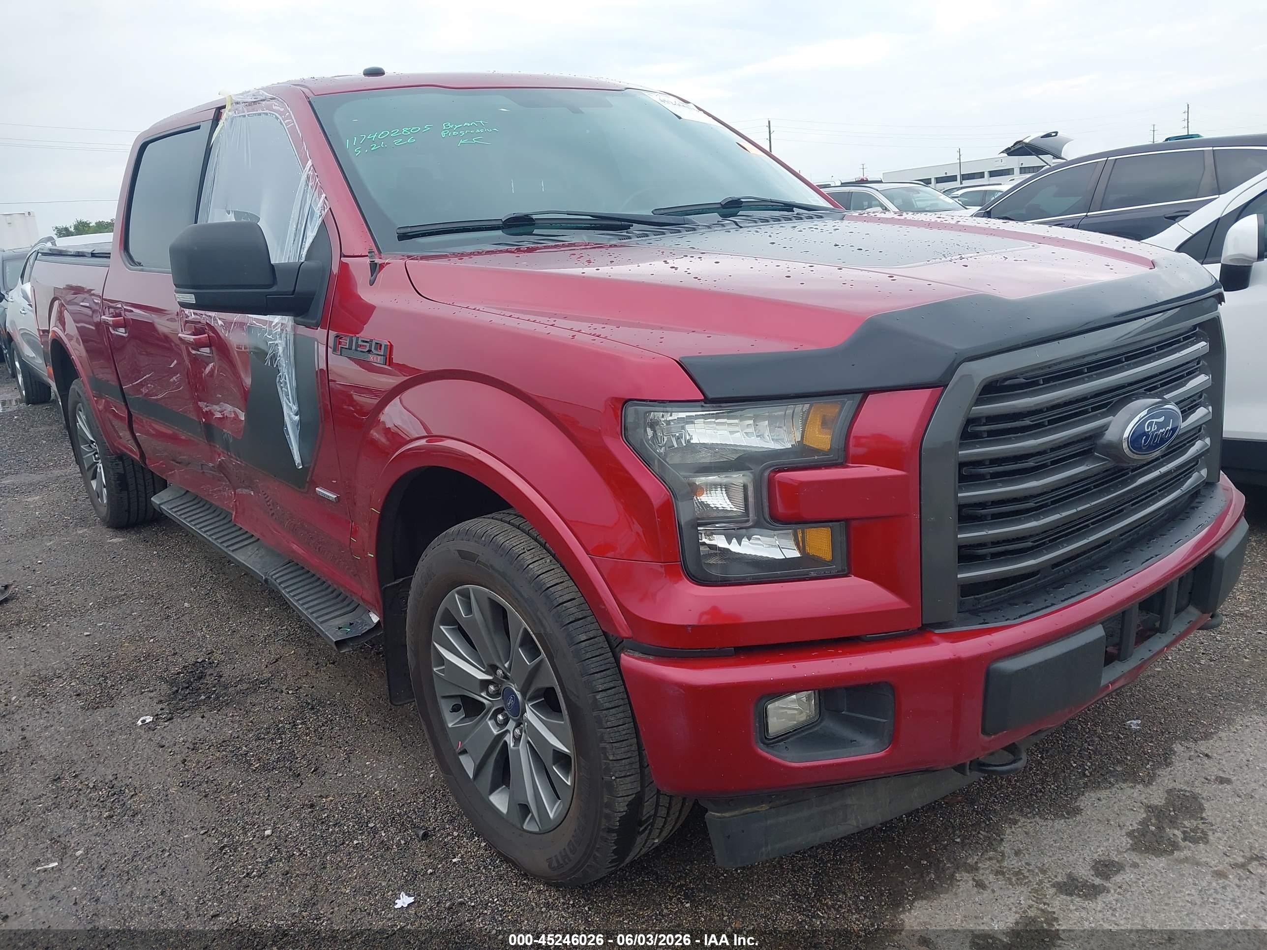 2017 Ford F-150 VIN 1FTFW1EG3HFC87797 — IAAI salvage auction photo