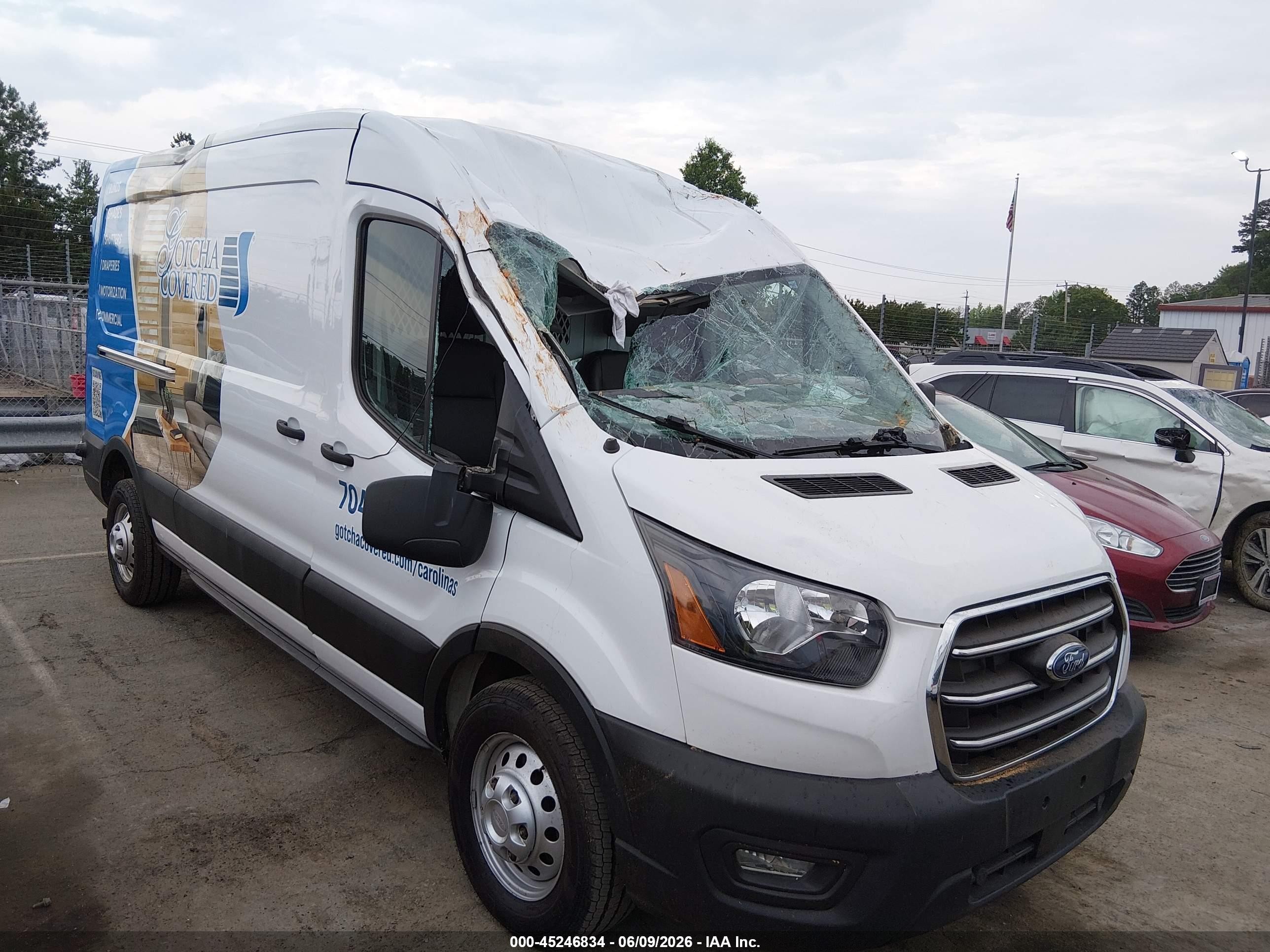 2020 Ford Transit-250 VIN 1FTBR2C87LKA81292 — IAAI salvage auction photo
