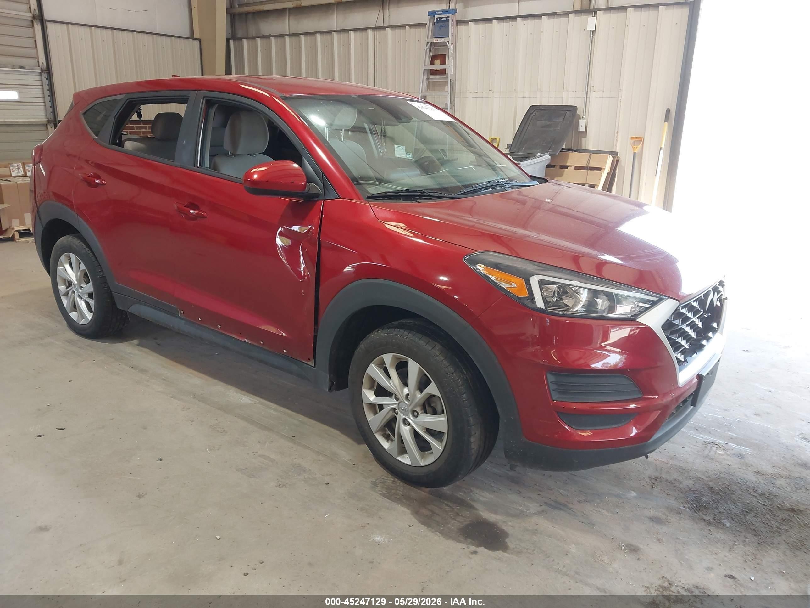 2021 Hyundai Tucson VIN KM8J23A4XMU403835 IAAI salvage auction — Front & Rear, Salvage (North Carolina), sold $2,450 on 2026-07-10 (photo 1)