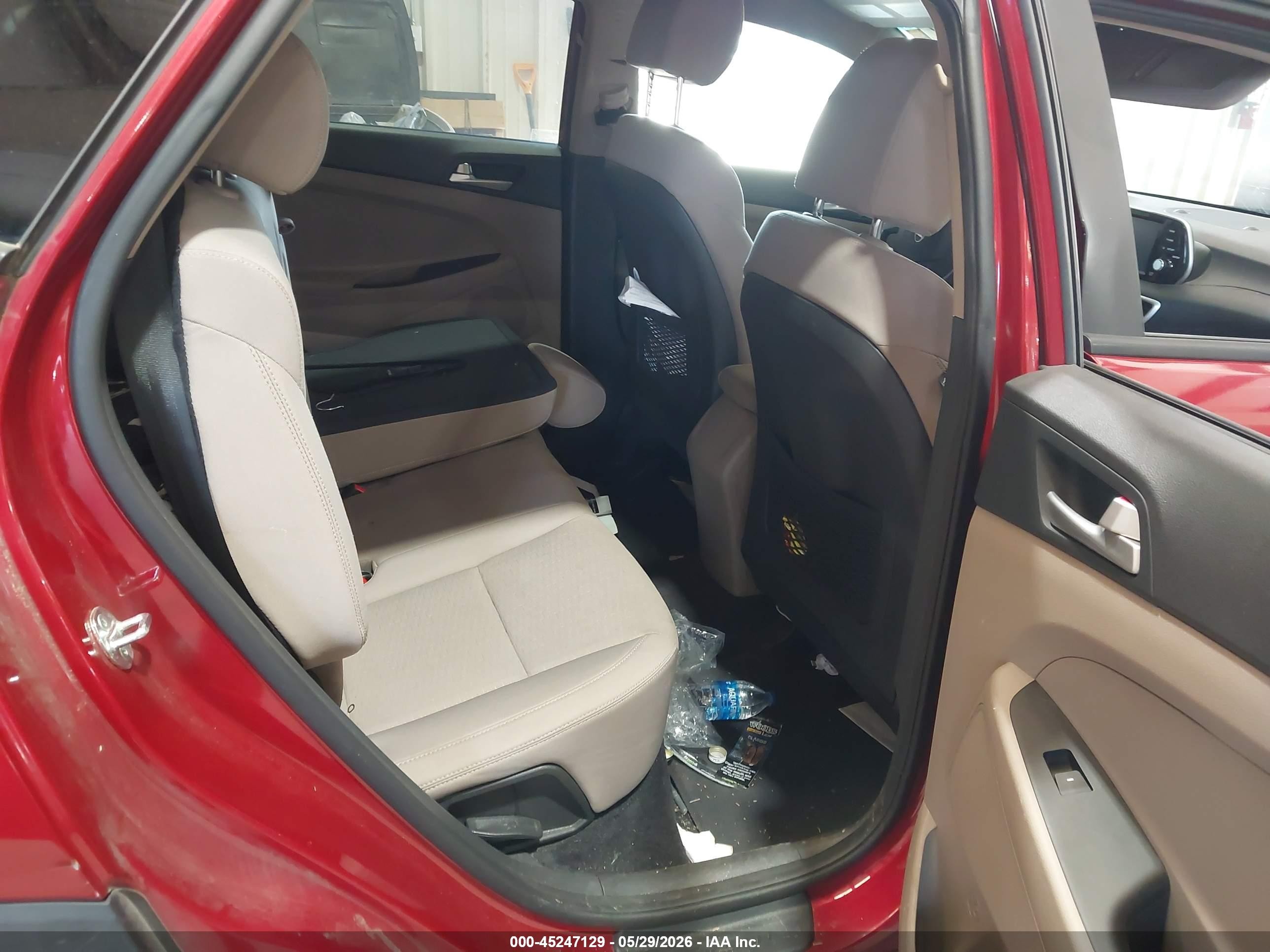 2021 Hyundai Tucson VIN KM8J23A4XMU403835 IAAI salvage auction — Front & Rear, Salvage (North Carolina), sold $2,450 on 2026-07-10 (photo 8)
