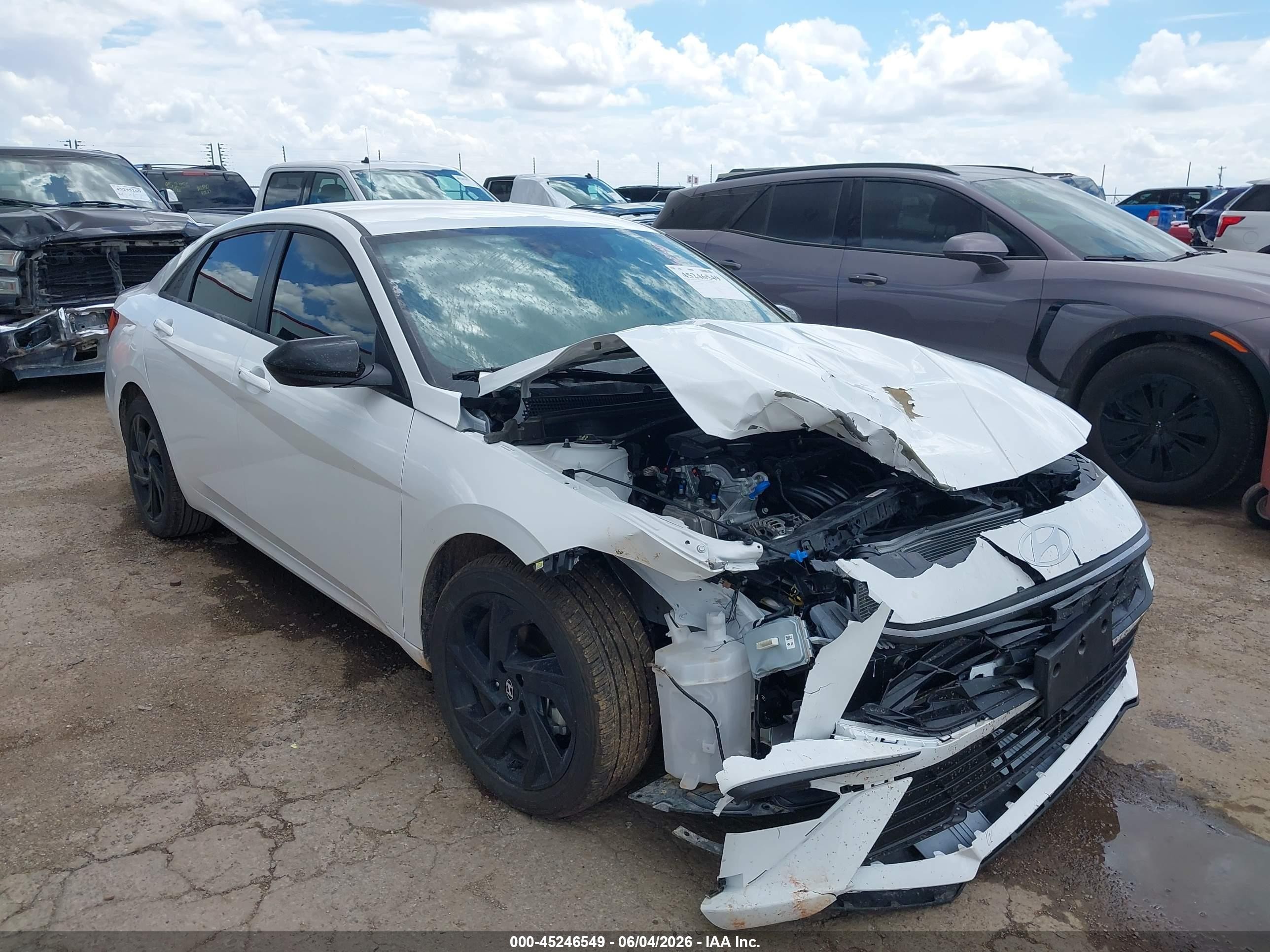 2026 Hyundai Elantra VIN KMHLM4DG1TU148473 — IAAI salvage auction photo
