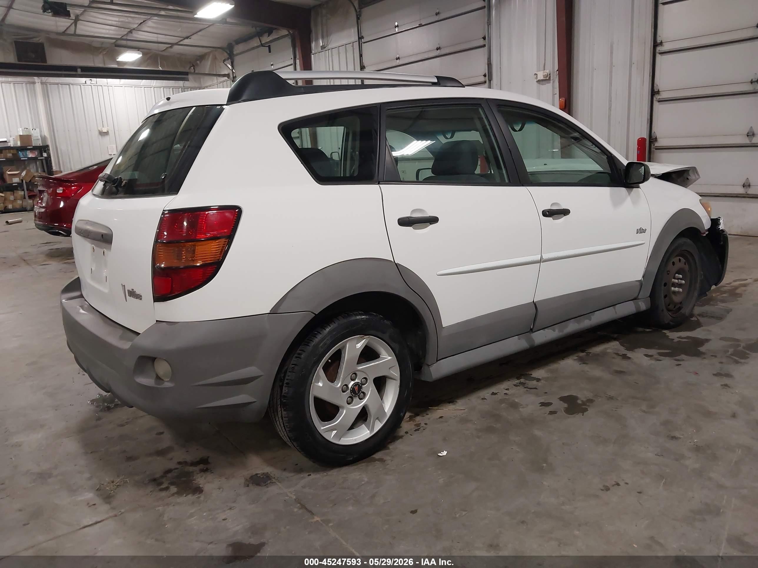 2007 Pontiac Vibe VIN 5Y2SL65807Z423328 IAAI salvage auction — Front End, Salvage (Iowa), sold $400 on 2026-09-16 (photo 4)