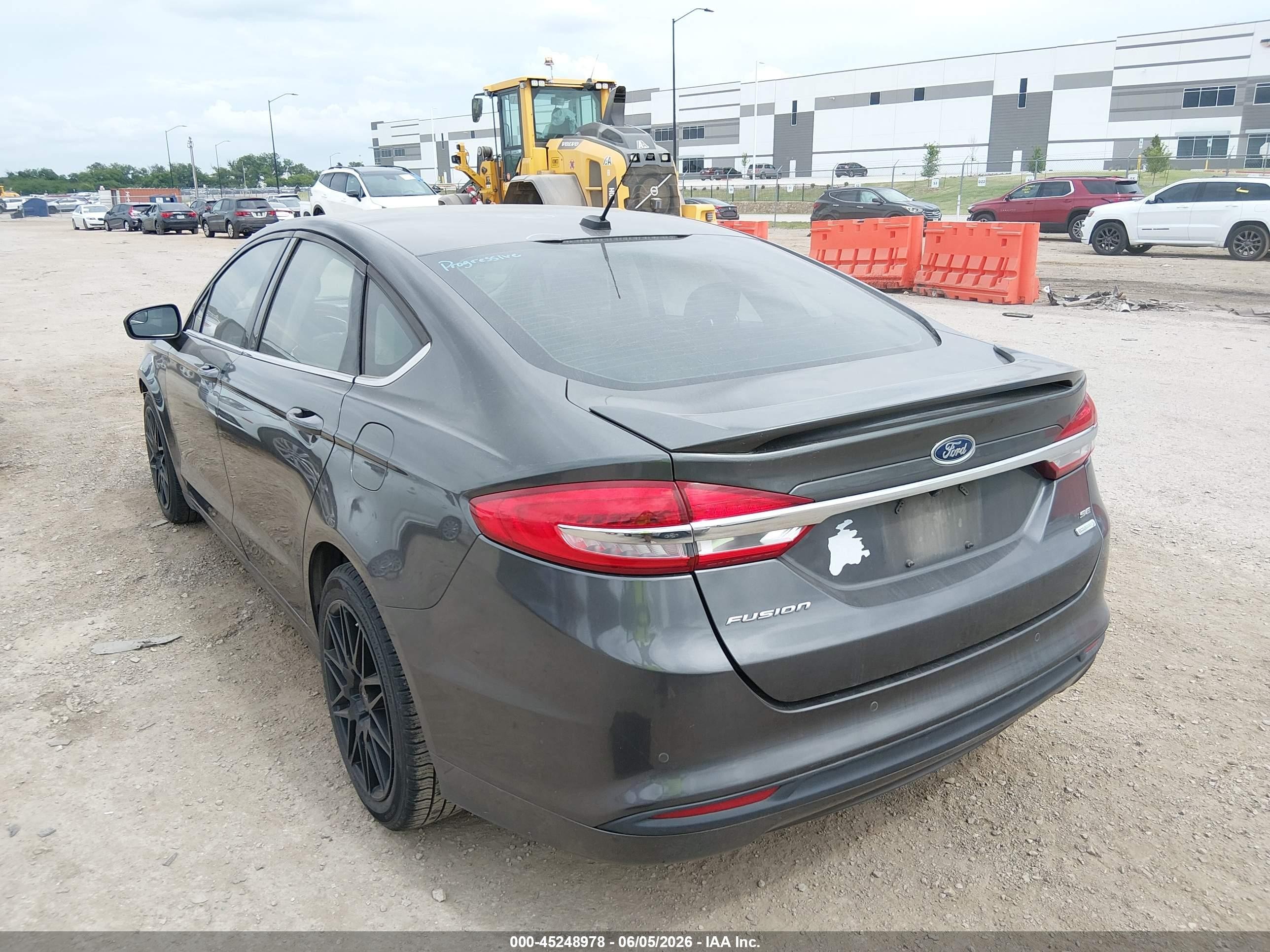 2017 Ford Fusion VIN 3FA6P0HD8HR263917 IAAI salvage auction — Front End, Original (Texas), sold $1,550 on 2026-07-11 (photo 3)