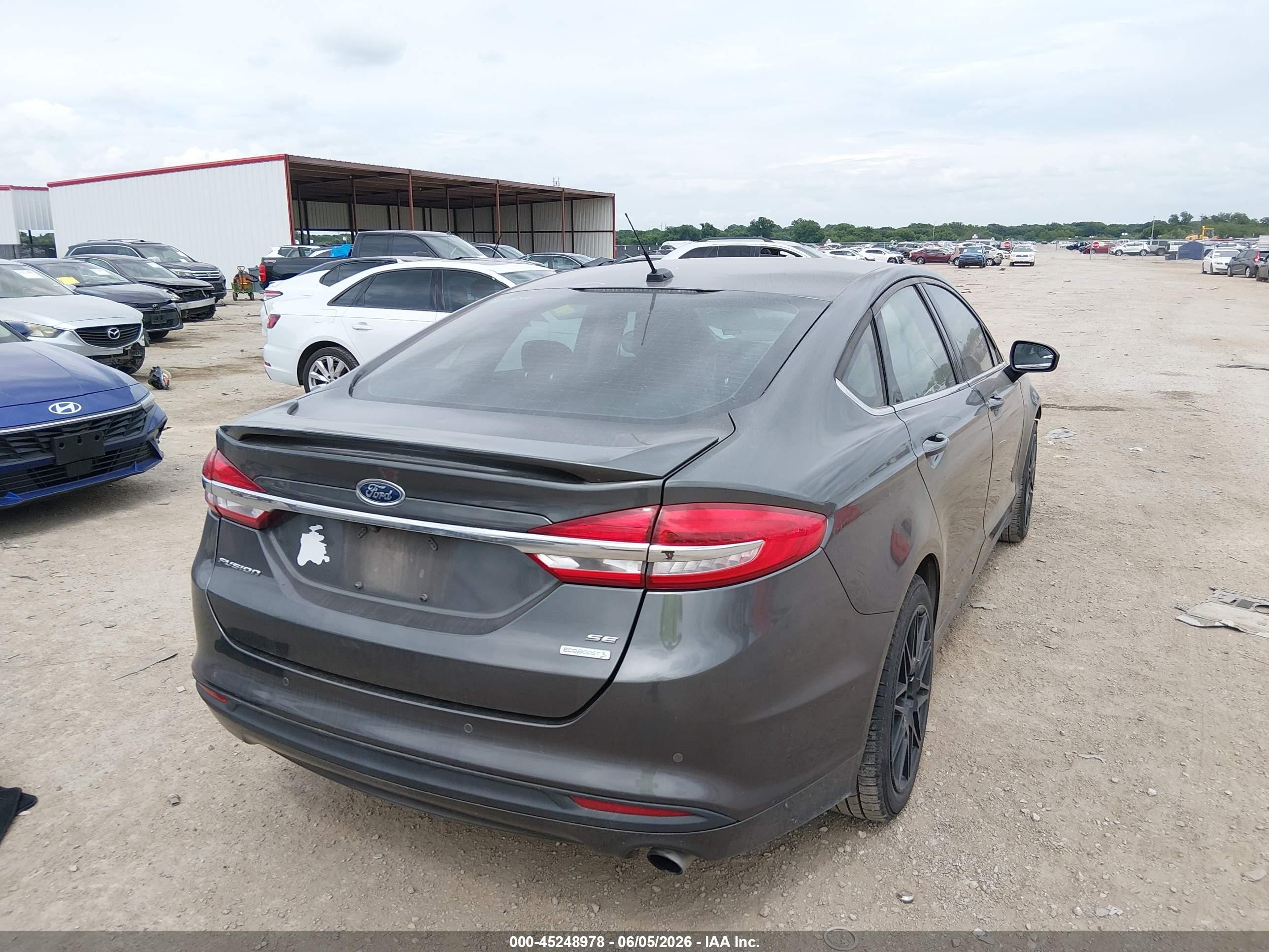 2017 Ford Fusion VIN 3FA6P0HD8HR263917 IAAI salvage auction — Front End, Original (Texas), sold $1,550 on 2026-07-11 (photo 4)