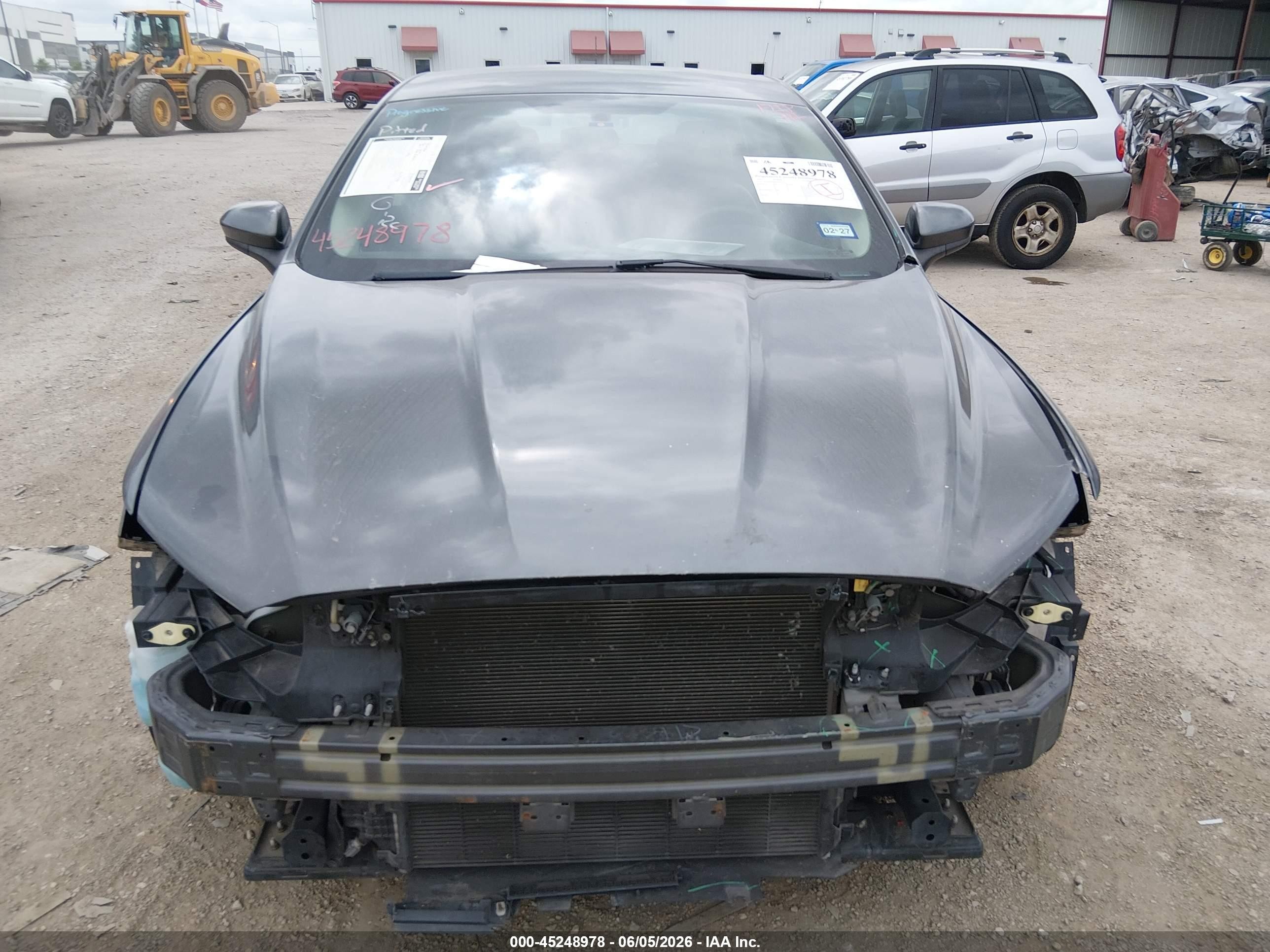 2017 Ford Fusion VIN 3FA6P0HD8HR263917 IAAI salvage auction — Front End, Original (Texas), sold $1,550 on 2026-07-11 (photo 6)