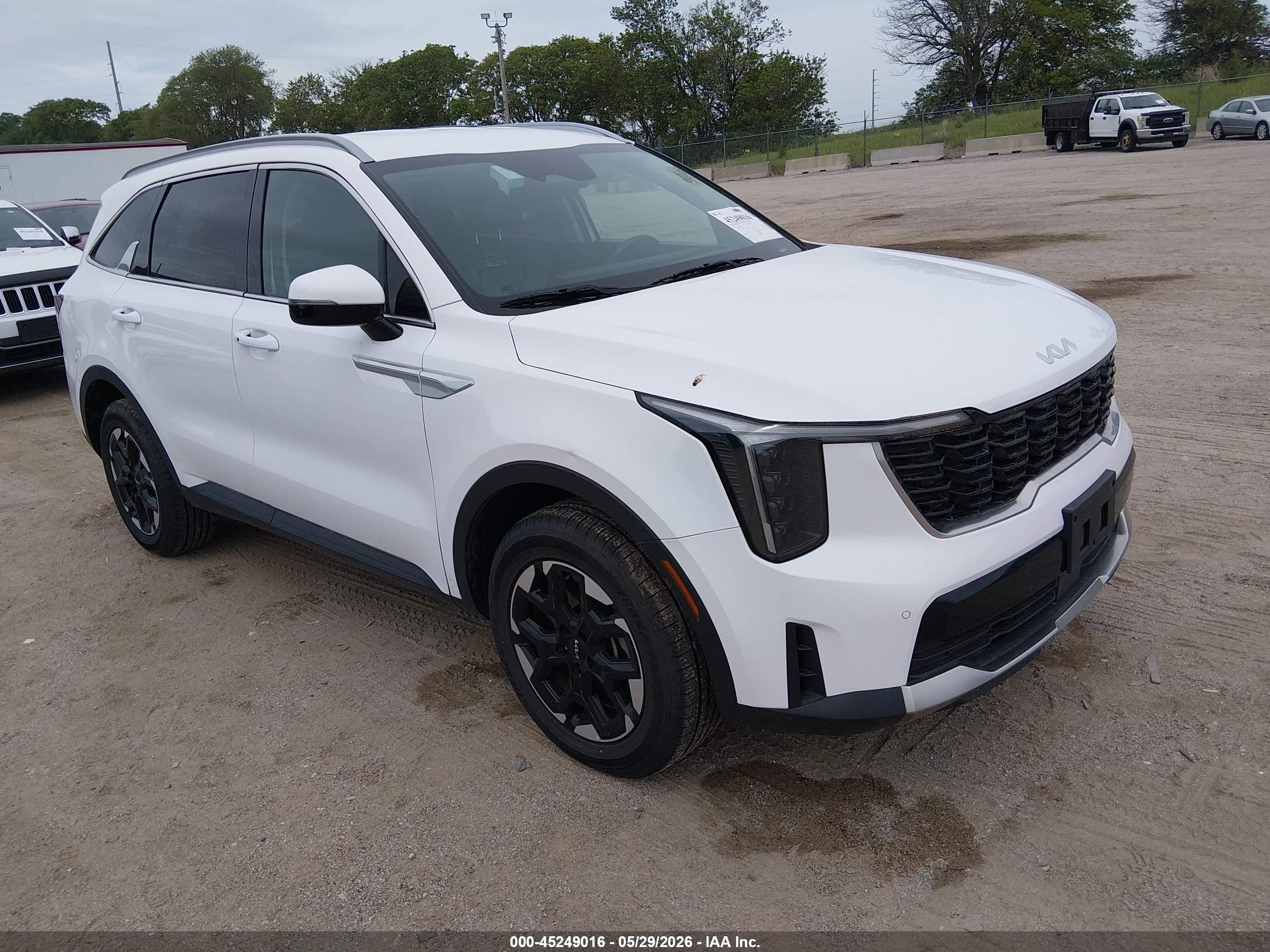 2024 Kia Sorento VIN 5XYRLDJC7RG254911 IAAI salvage auction — Unknown, Clear (Illinois), sold $17,100 on 2026-07-14 (photo 1)