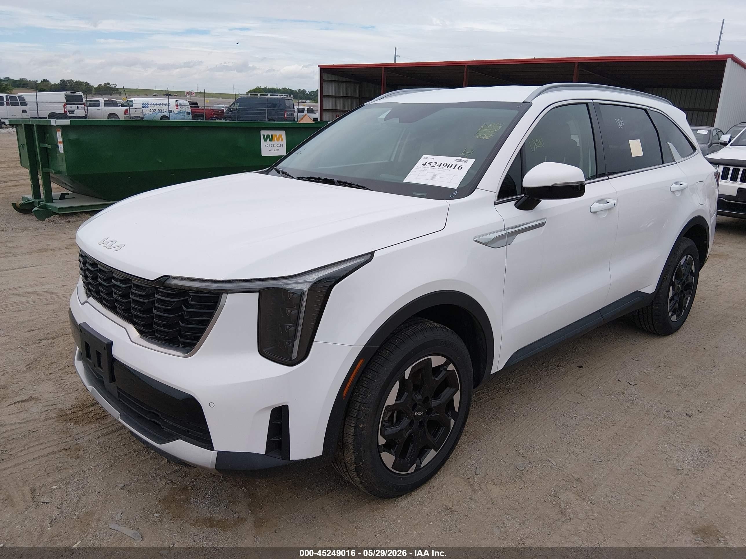 2024 Kia Sorento VIN 5XYRLDJC7RG254911 IAAI salvage auction — Unknown, Clear (Illinois), sold $17,100 on 2026-07-14 (photo 2)