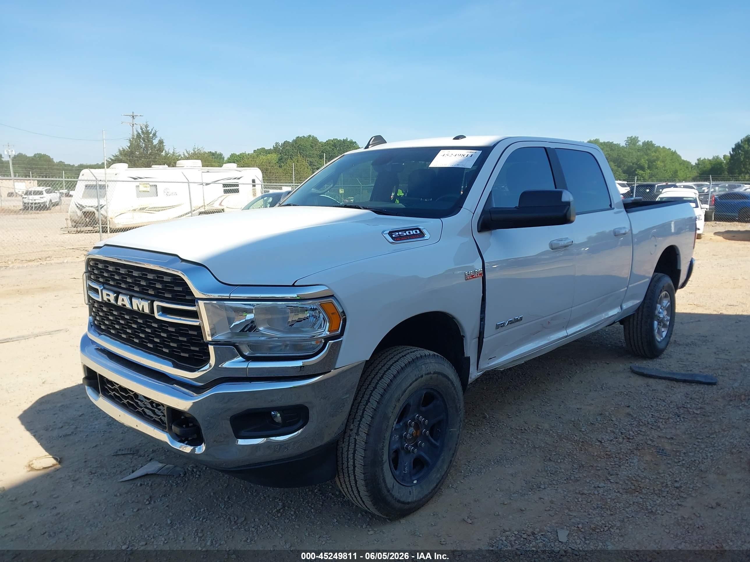 2022 Ram 2500 VIN 3C6UR5DJ7NG440928 IAAI salvage auction — Side, Salvage (Idaho), sold $18,725 on 2026-09-12 (photo 2)