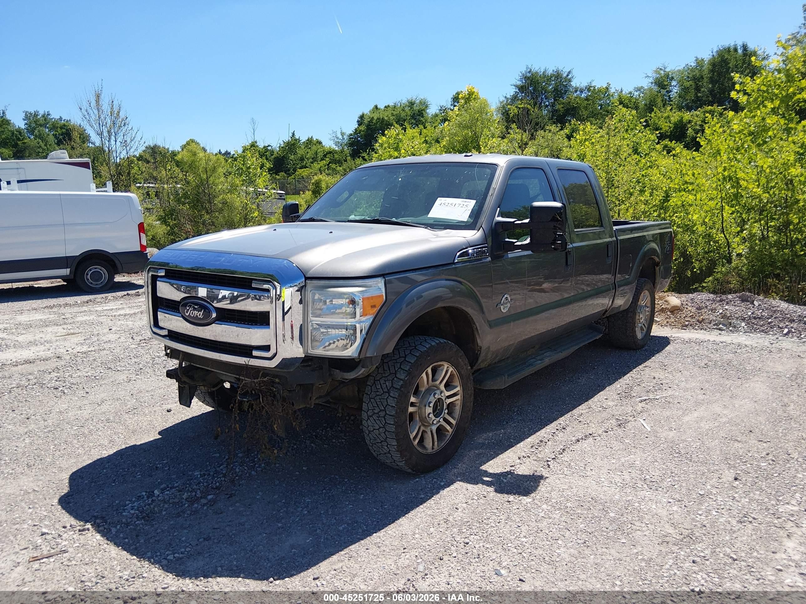 2012 Ford F-250 VIN 1FT7W2BT4CEB02747 IAAI salvage auction — Front End, Salvage (Tennessee), sold $4,000 on 2026-07-11 (photo 2)