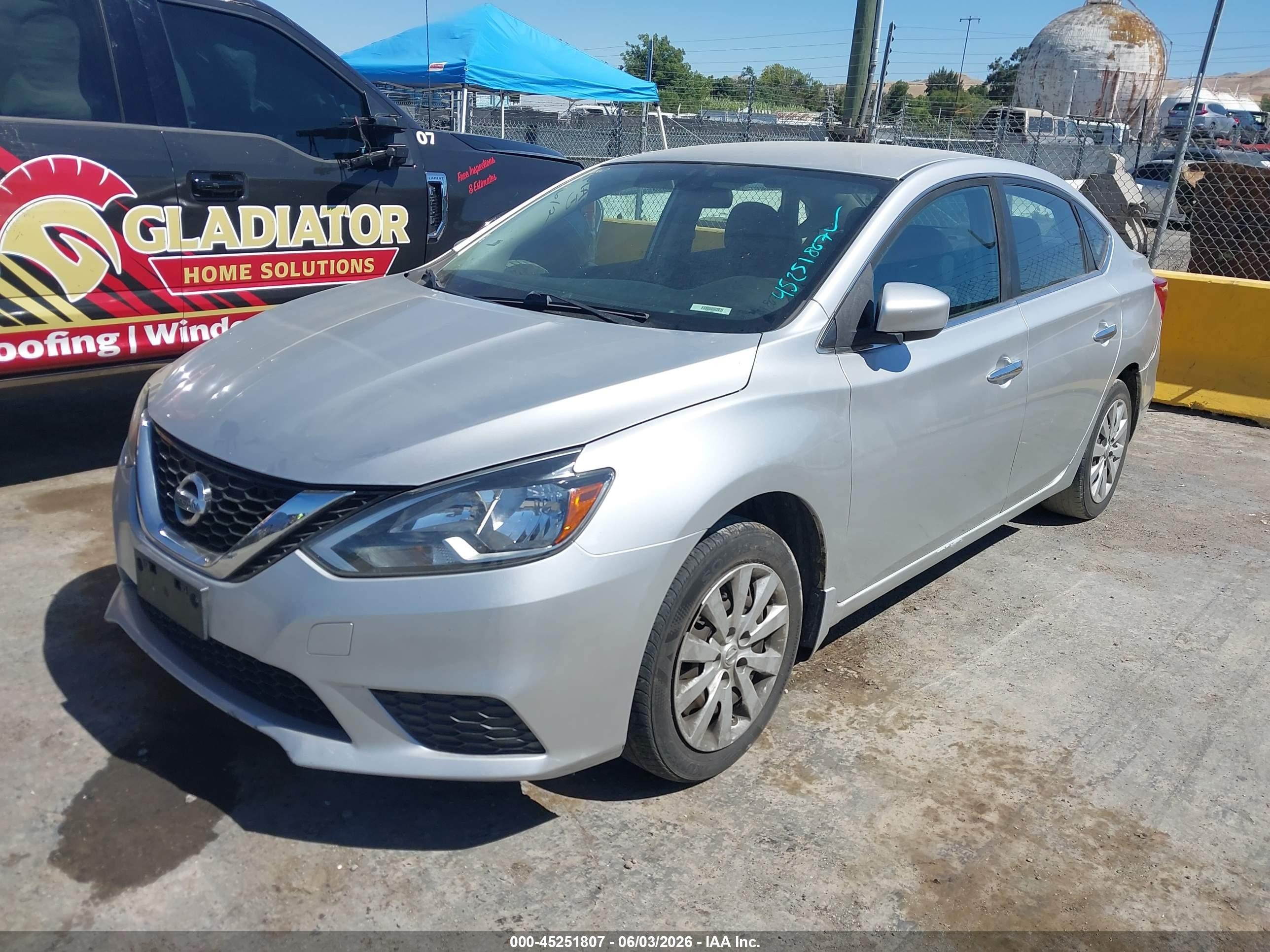 2017 Nissan Sentra VIN 3N1AB7APXHY294238 IAAI salvage auction — Normal Wear, App For Dup Clear (California), sold $350 on 2026-07-09 (photo 2)