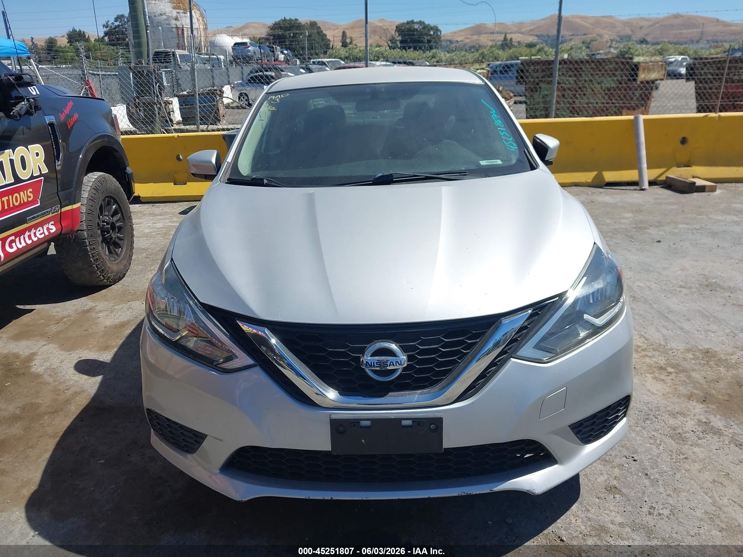 2017 Nissan Sentra VIN 3N1AB7APXHY294238 IAAI salvage auction — Normal Wear, App For Dup Clear (California), sold $350 on 2026-07-09 (photo 6)
