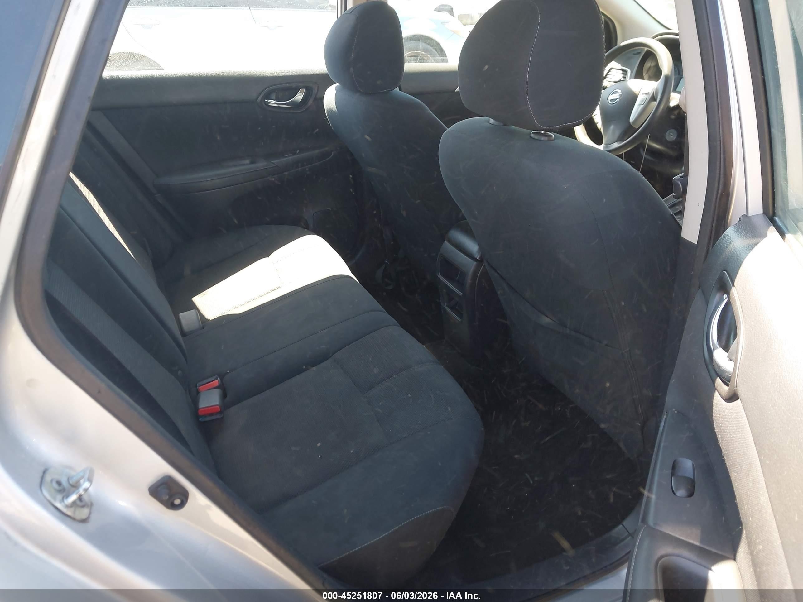 2017 Nissan Sentra VIN 3N1AB7APXHY294238 IAAI salvage auction — Normal Wear, App For Dup Clear (California), sold $350 on 2026-07-09 (photo 8)