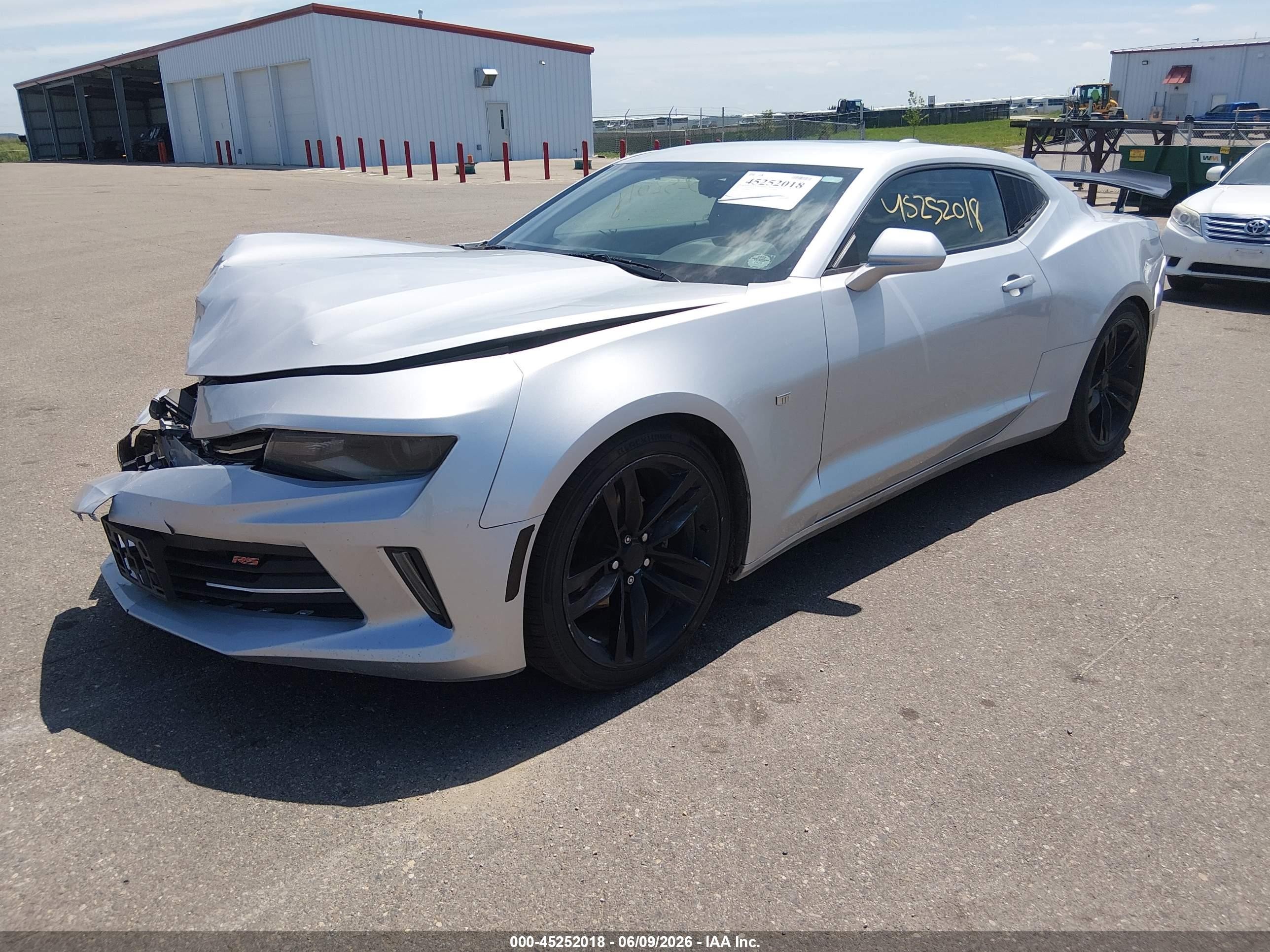 2017 Chevrolet Camaro VIN 1G1FB1RS6H0201274 IAAI salvage auction — Front End, Salvage (Minnesota), sold $4,400 on 2026-09-09 (photo 2)