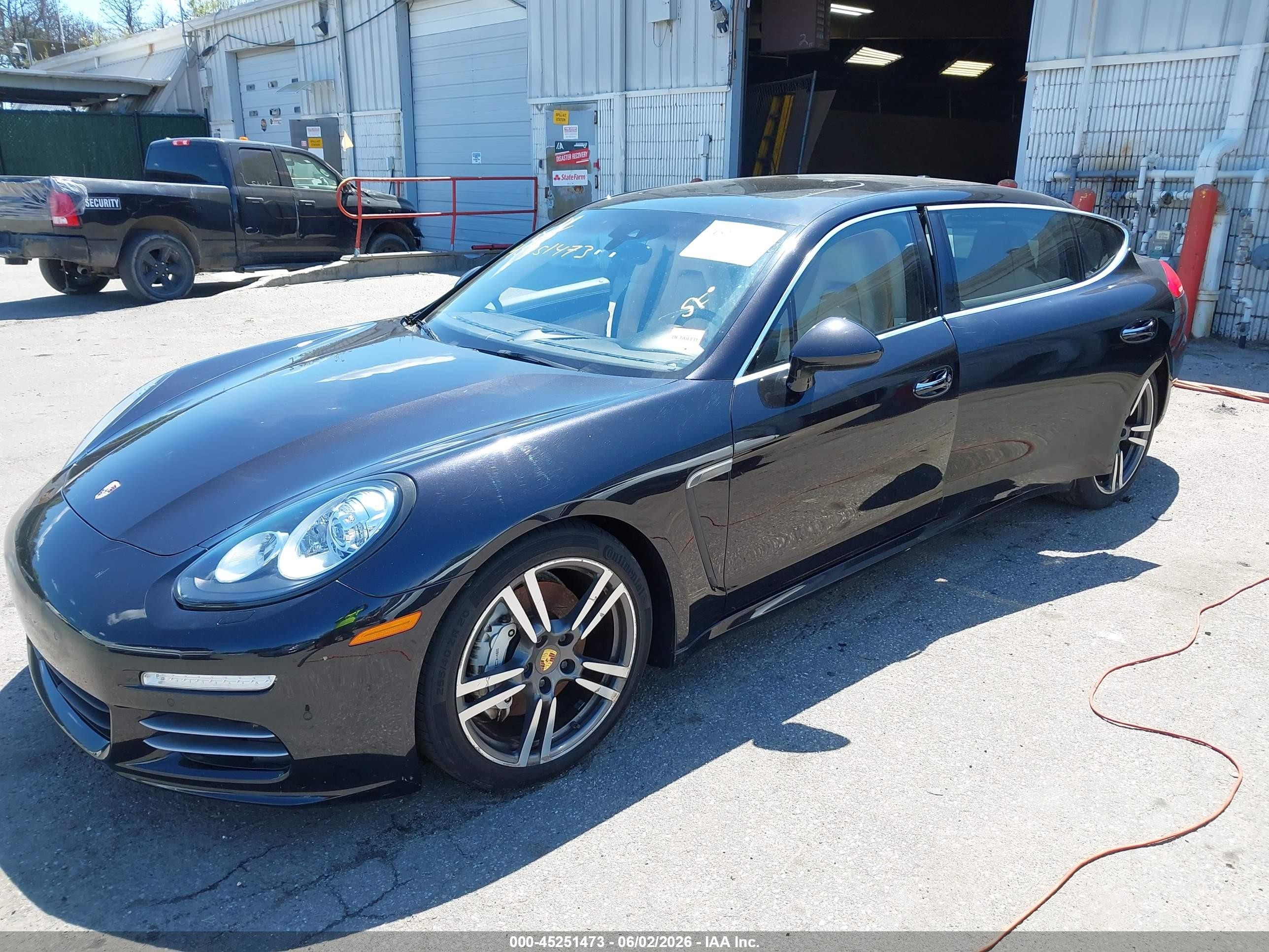 2014 Porsche Panamera VIN WP0BB2A79EL063548 IAAI salvage auction — Water/Flood, Mv-907A (New York), sold $3,975 on 2026-06-30 (photo 2)