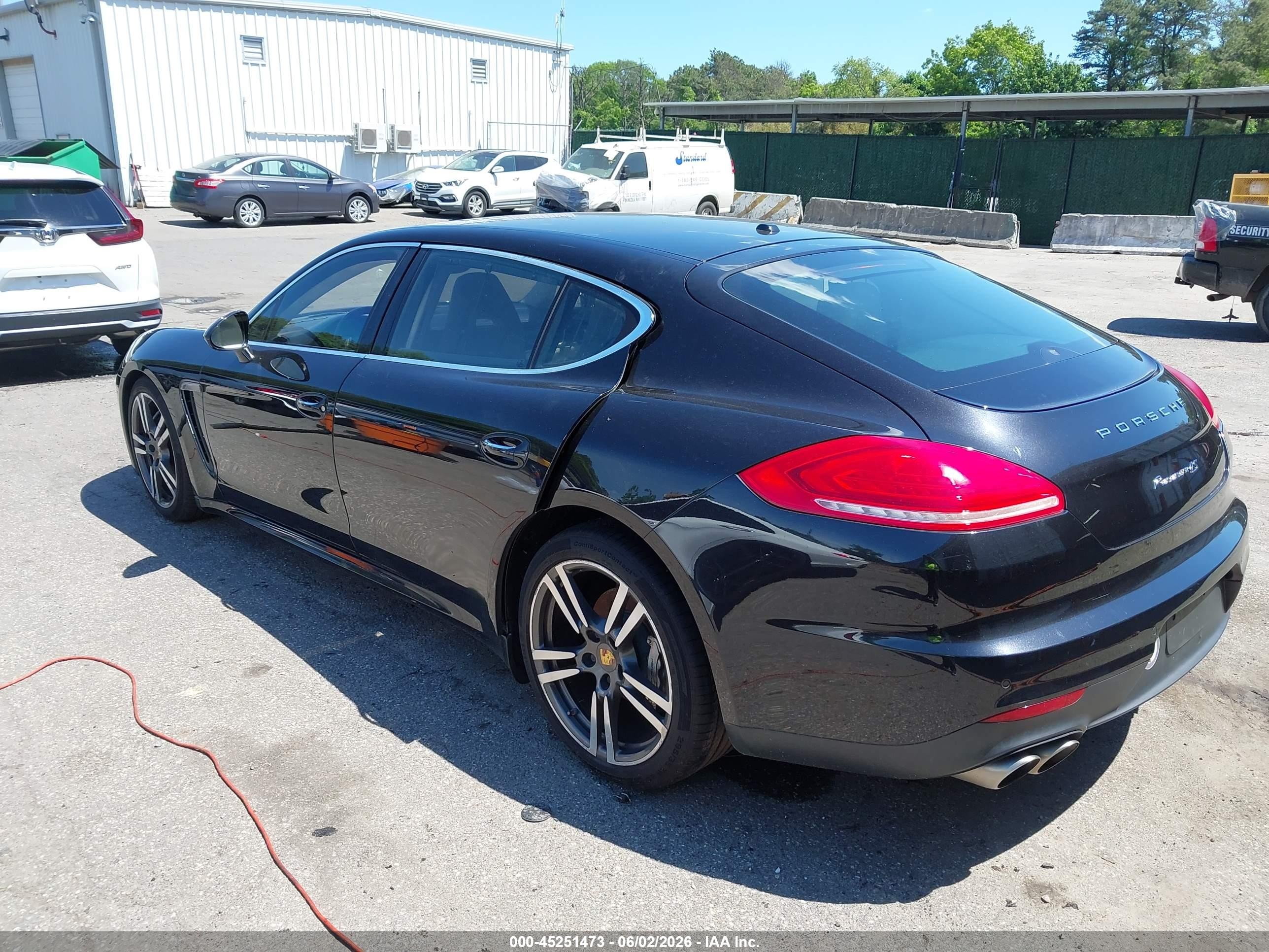 2014 Porsche Panamera VIN WP0BB2A79EL063548 IAAI salvage auction — Water/Flood, Mv-907A (New York), sold $3,975 on 2026-06-30 (photo 3)