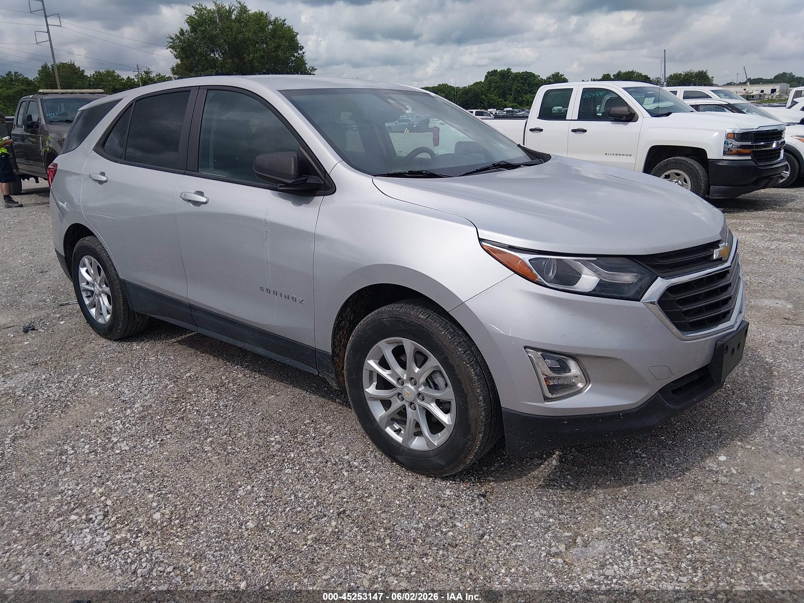 2021 Chevrolet Equinox VIN 2GNAXSEV2M6161115 IAAI salvage auction — Normal Wear, Sf97 (Missouri), sold $7,375 on 2026-07-09 (photo 1)