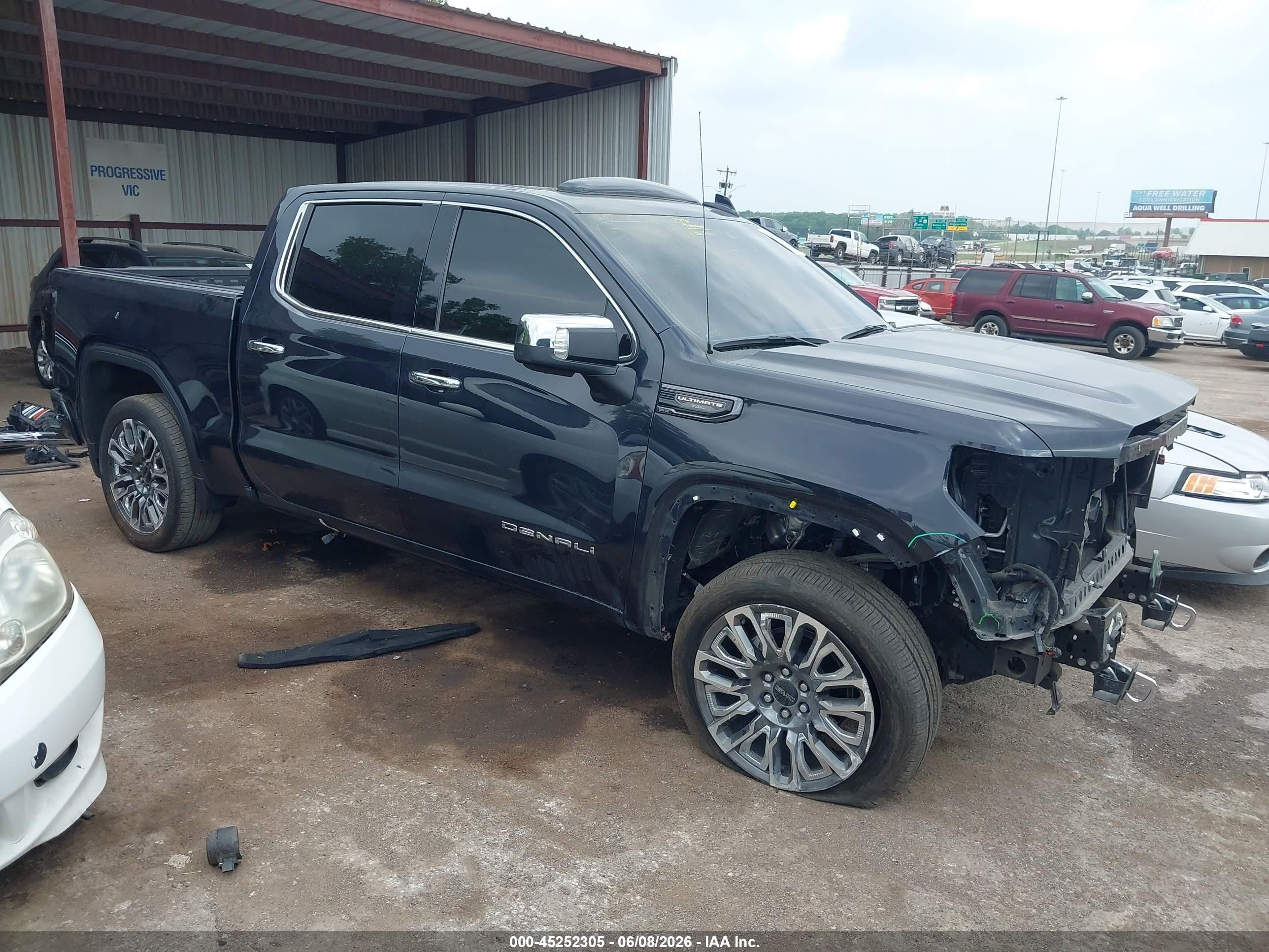 2023 GMC Sierra 1500 VIN 1GTUUHEL7PZ178730 — IAAI salvage auction photo