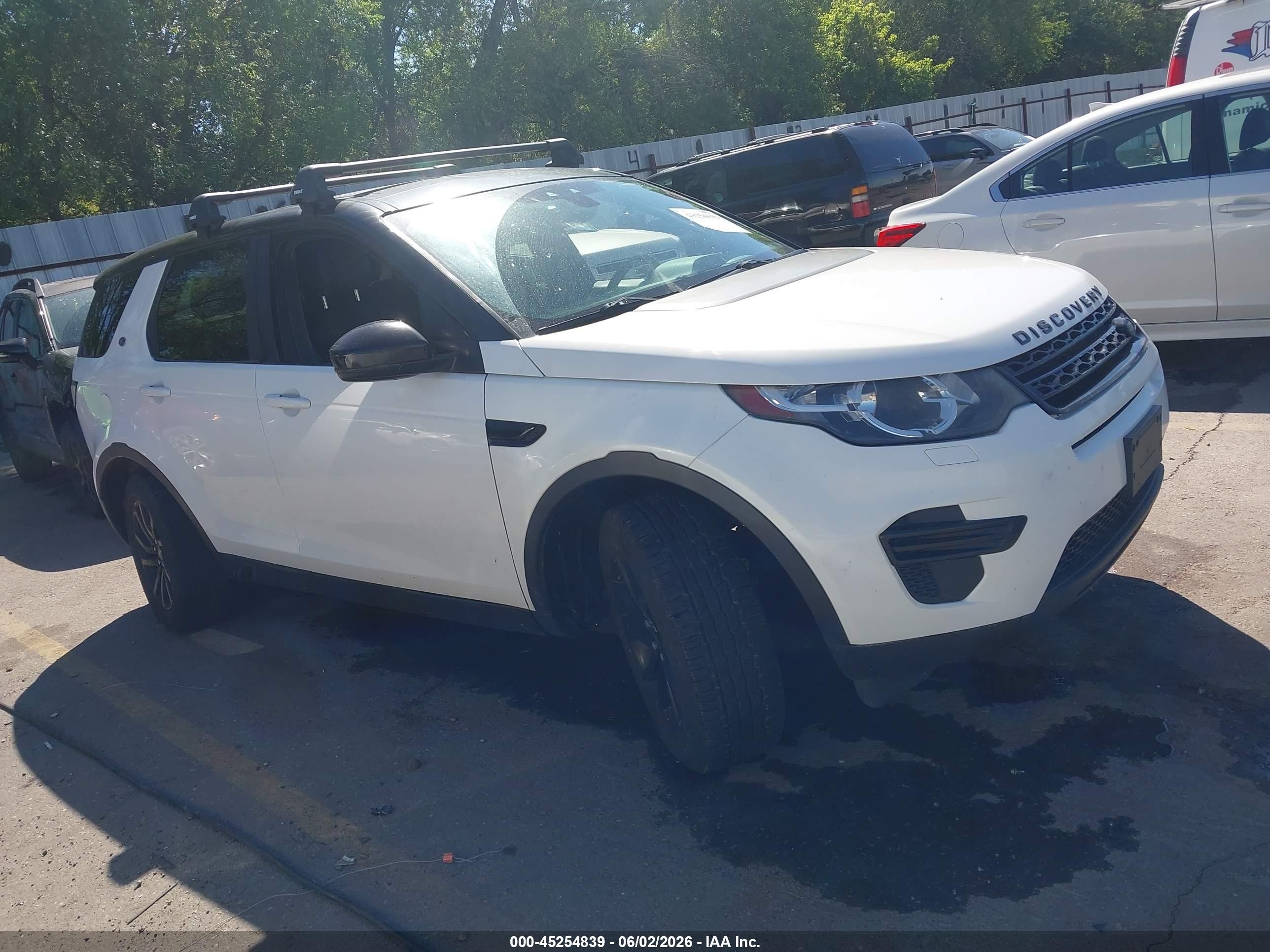 2016 Land Rover Discovery Sport VIN SALCP2BGXGH625248 IAAI salvage auction — Suspension, Salvage (Utah), sold $1,675 on 2026-07-09 (photo 1)