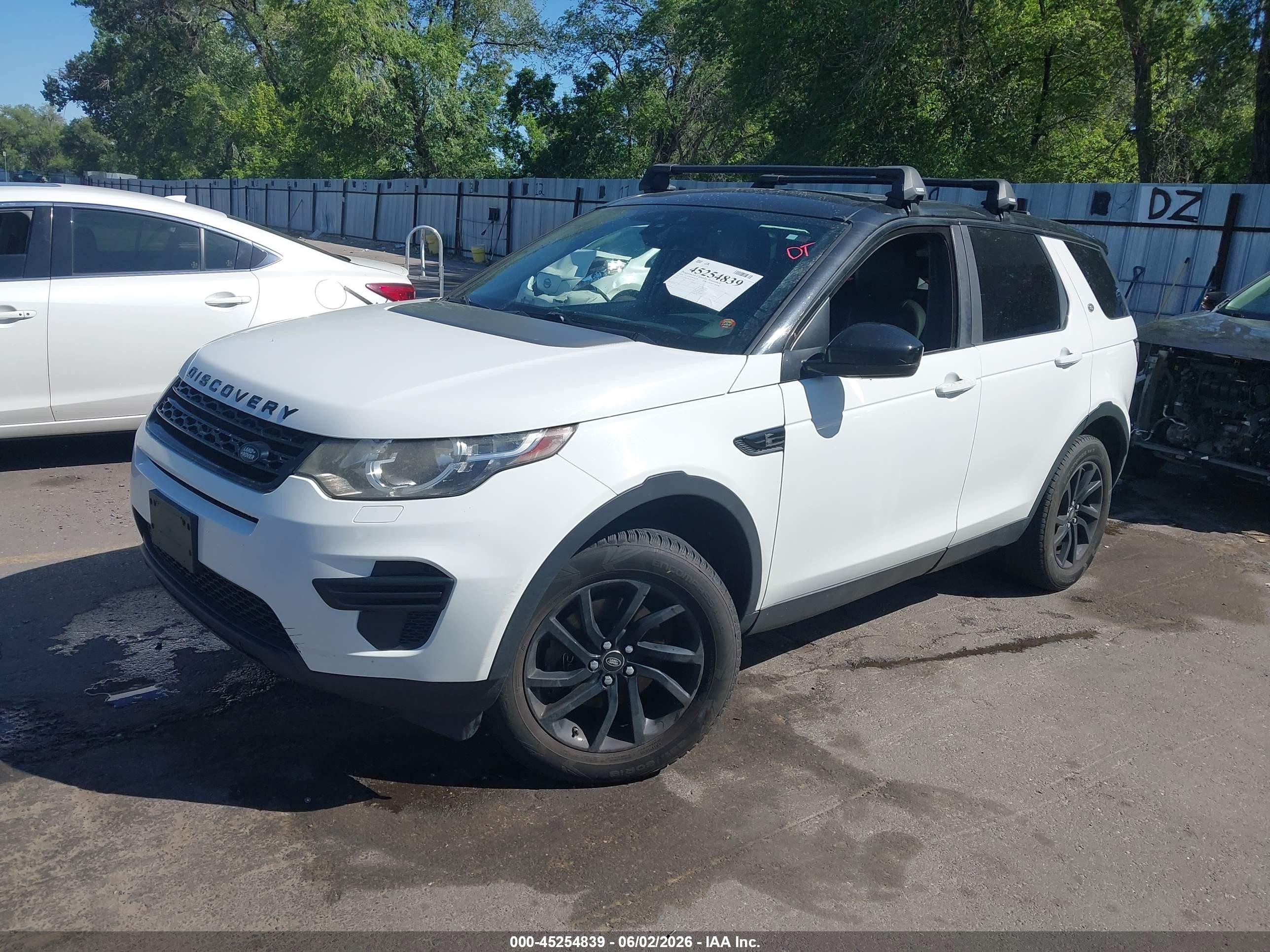 2016 Land Rover Discovery Sport VIN SALCP2BGXGH625248 IAAI salvage auction — Suspension, Salvage (Utah), sold $1,675 on 2026-07-09 (photo 2)