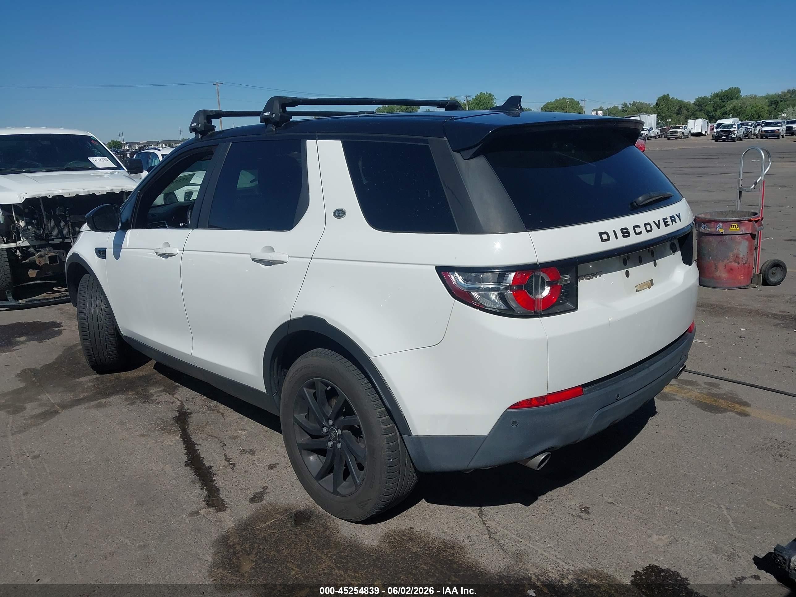 2016 Land Rover Discovery Sport VIN SALCP2BGXGH625248 IAAI salvage auction — Suspension, Salvage (Utah), sold $1,675 on 2026-07-09 (photo 3)