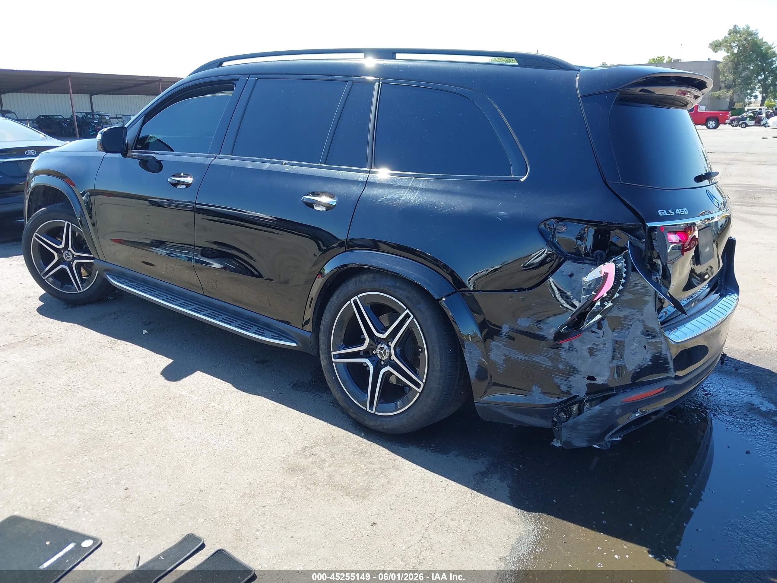 2024 Mercedes-benz Gls-klasse VIN 4JGFF5KE5RB083176 IAAI salvage auction — Rear End, Salvage (California), sold $26,750 on 2026-08-17 (photo 3)