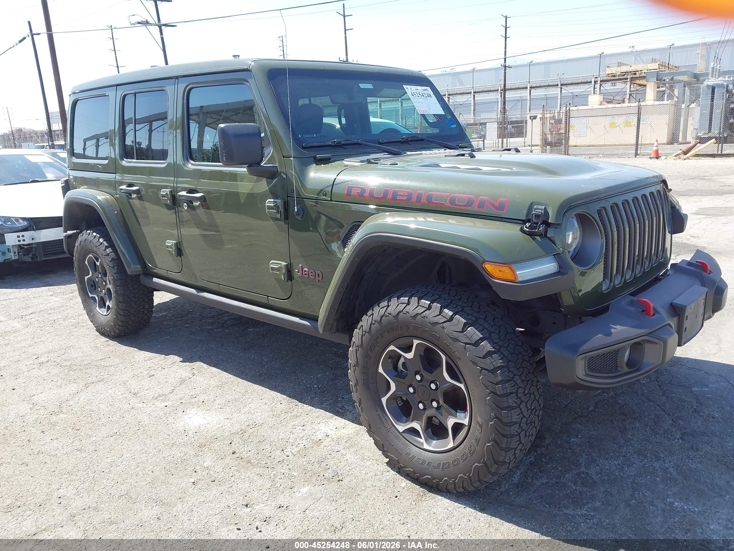 2023 Jeep Wrangler VIN 1C4HJXFN7PW694866 — IAAI salvage auction photo