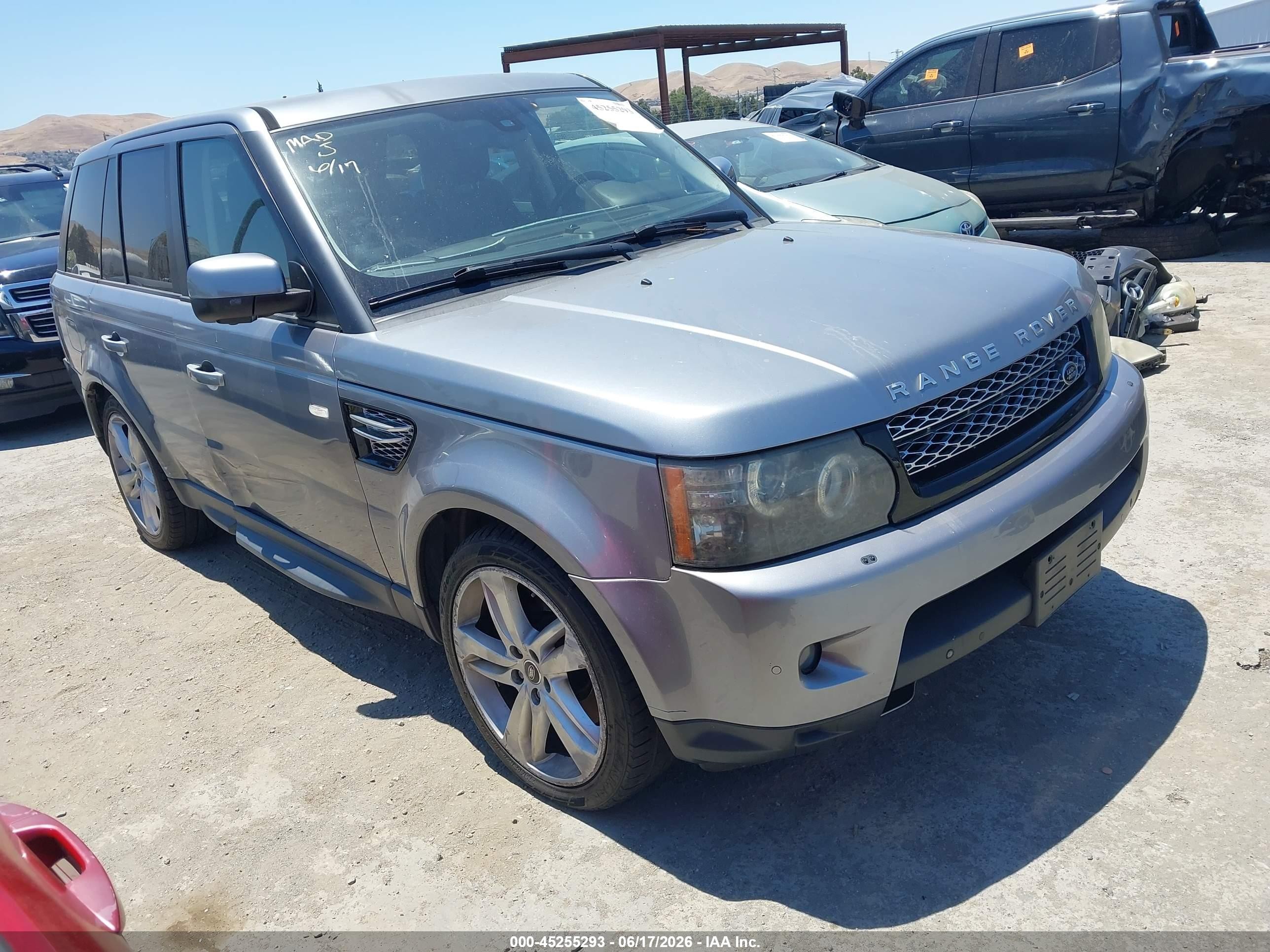2013 Land Rover Range Rover Sport VIN SALSK2D46DA801522 IAAI salvage auction — Normal Wear, Clear - Dealer Only (California), sold $1,150 on 2026-07-09 (photo 1)