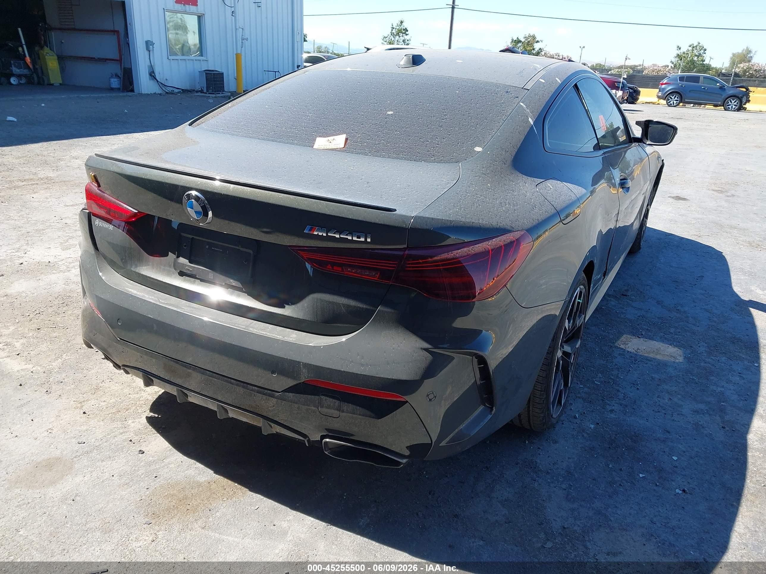 2026 BMW M440i VIN WBA73DA02TCV27422 IAAI salvage auction — Front End, Non-Repairable (California), sold $30,000 on 2026-08-13 (photo 4)