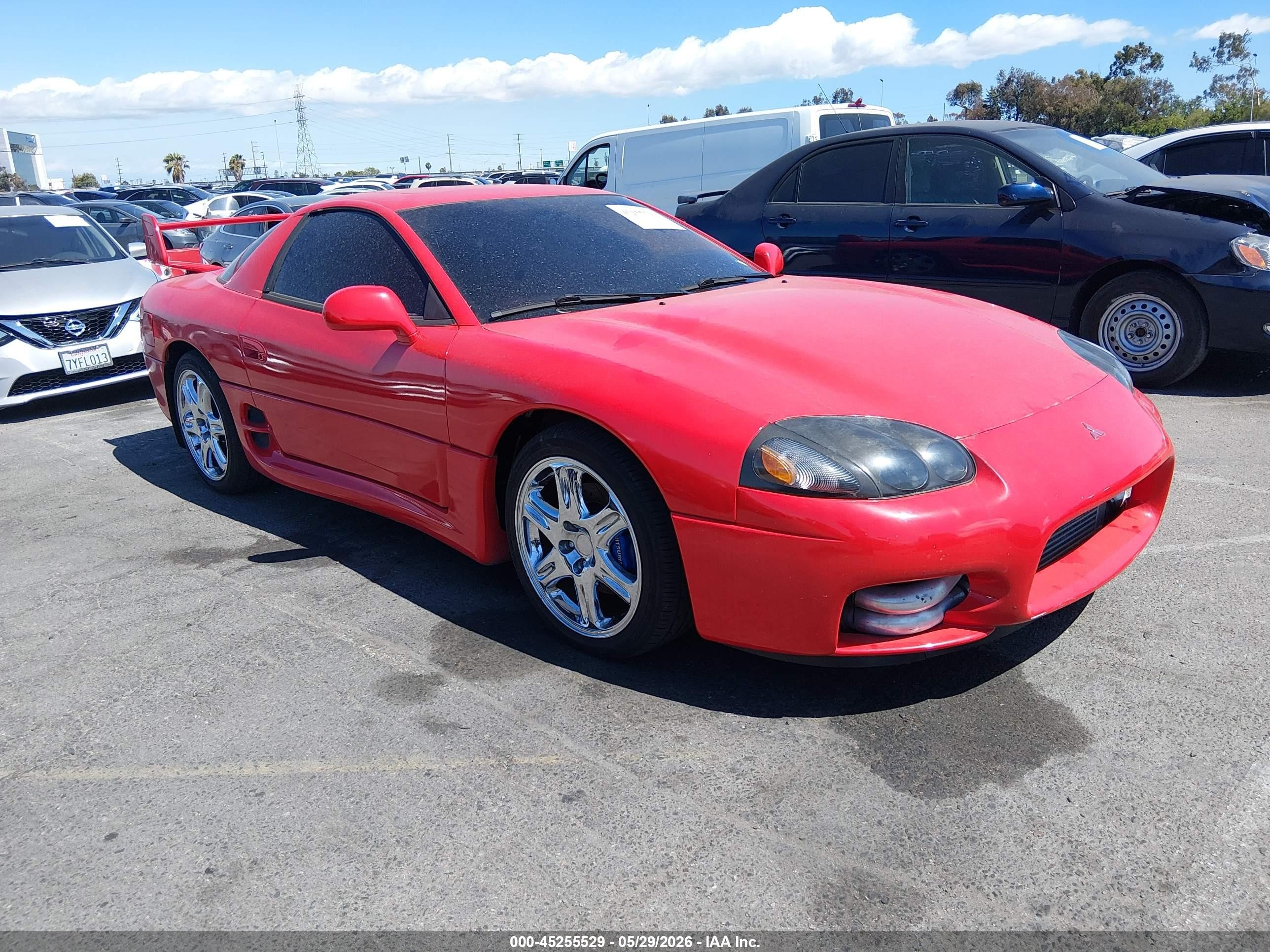 1999 Mitsubishi 3000 GT VIN JA3AN74K7XY000646 IAAI salvage auction — Normal Wear, Clear (Tennessee), sold $10,100 on 2026-07-09 (photo 1)