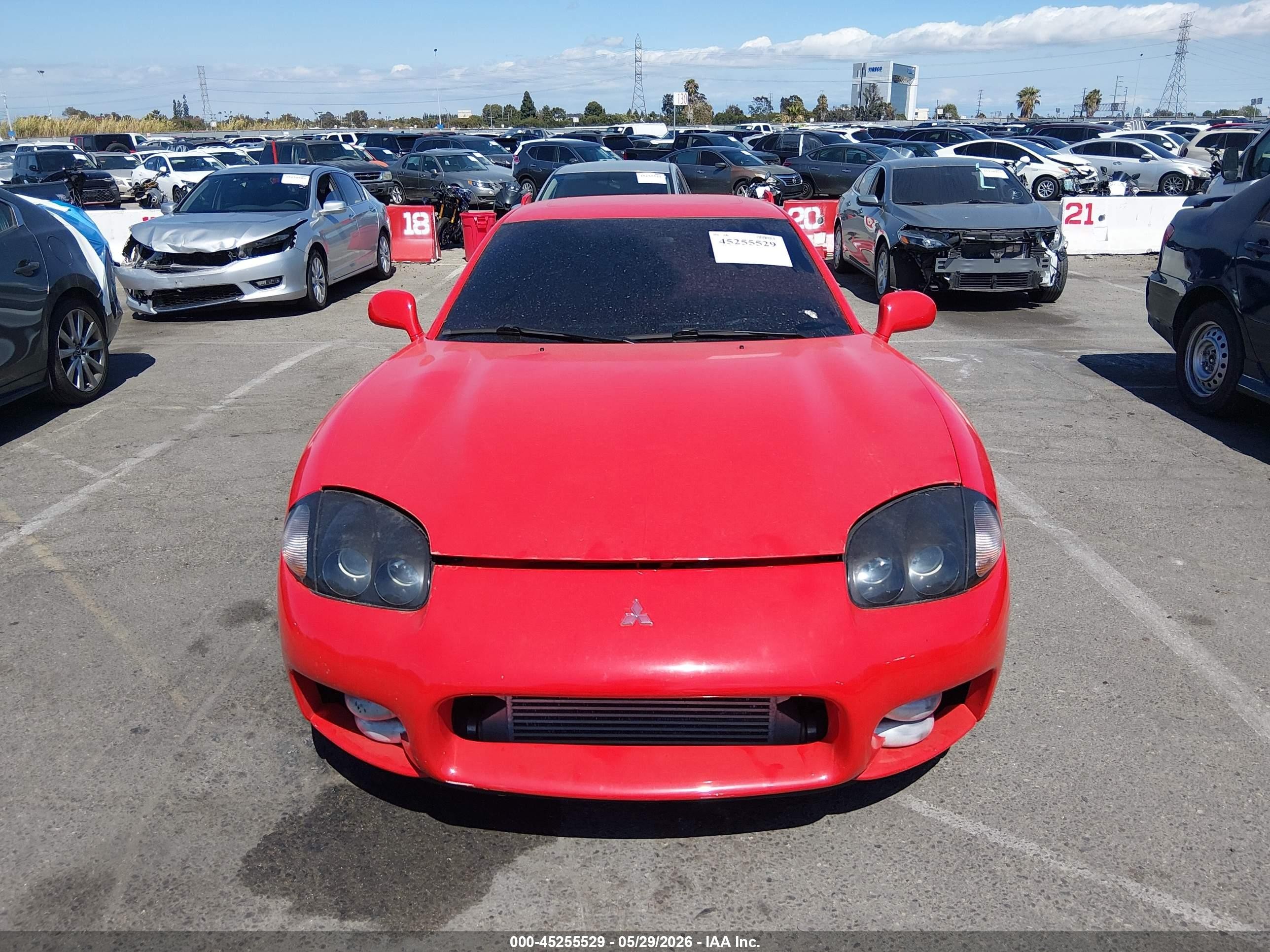 1999 Mitsubishi 3000 GT VIN JA3AN74K7XY000646 IAAI salvage auction — Normal Wear, Clear (Tennessee), sold $10,100 on 2026-07-09 (photo 6)