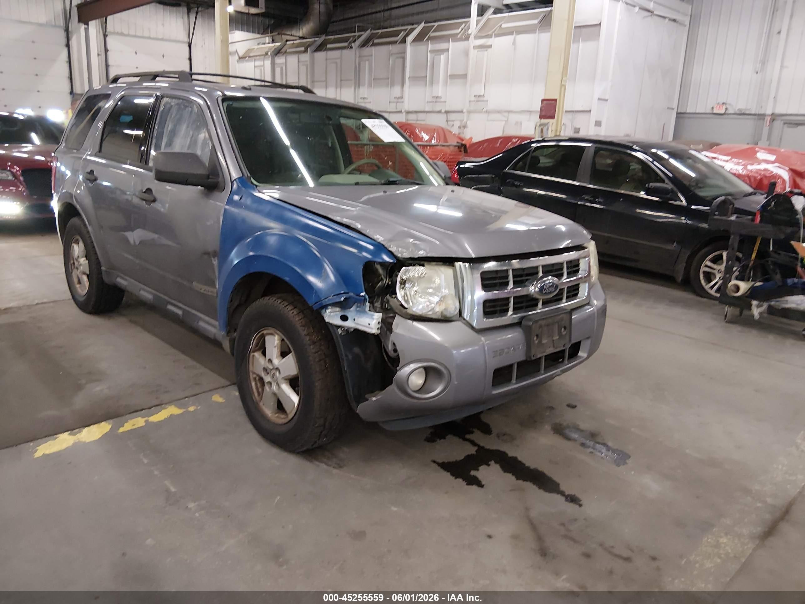 2008 Ford Escape VIN 1FMCU93138KE58881 IAAI salvage auction — Rear End, Salvage (Oregon), sold $100 on 2026-07-09 (photo 1)