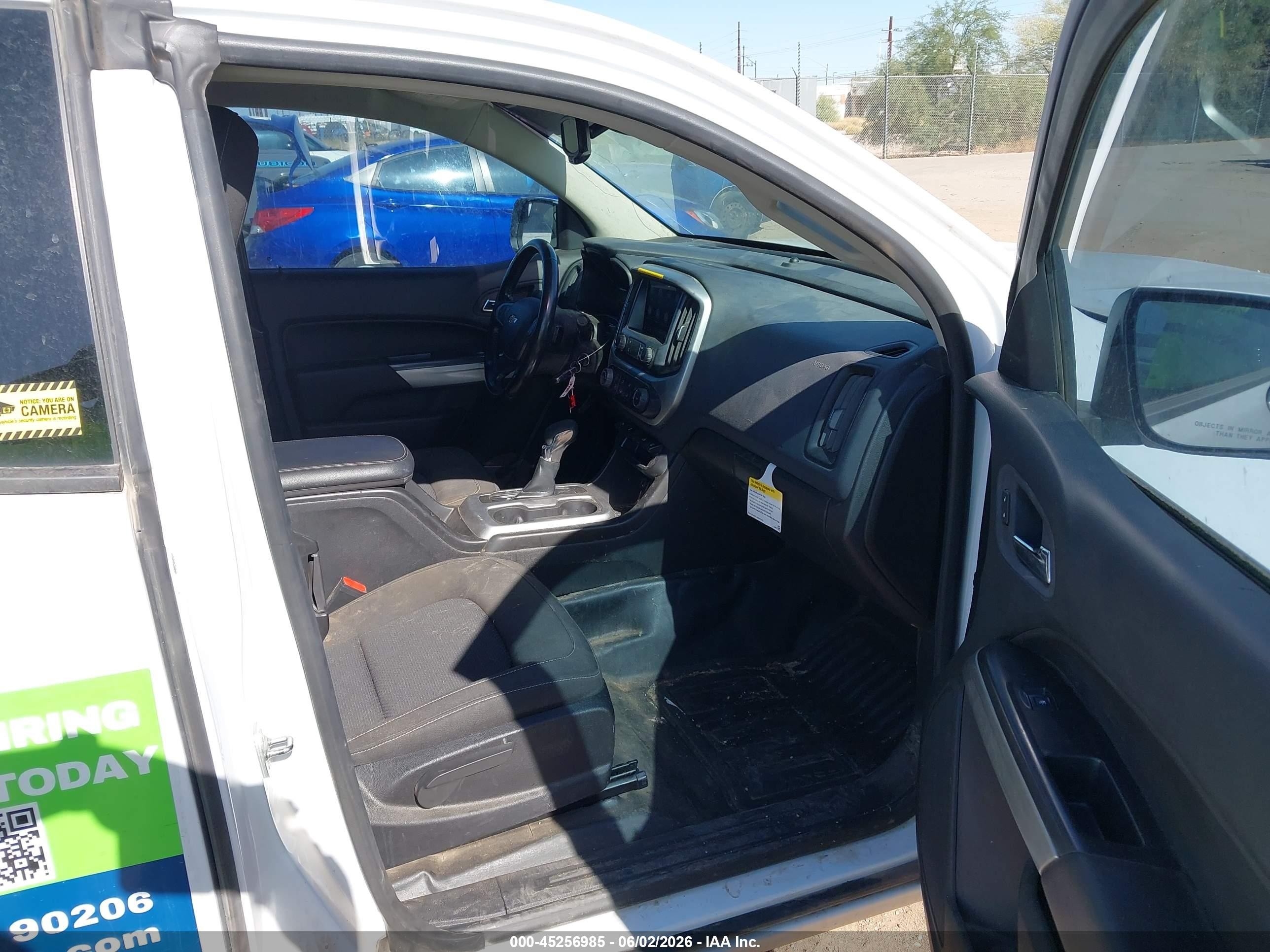 2022 Chevrolet Colorado VIN 1GCHTCEAXN1217733 IAAI salvage auction — Front End, Clear (Texas), sold $5,100 on 2026-07-09 (photo 5)