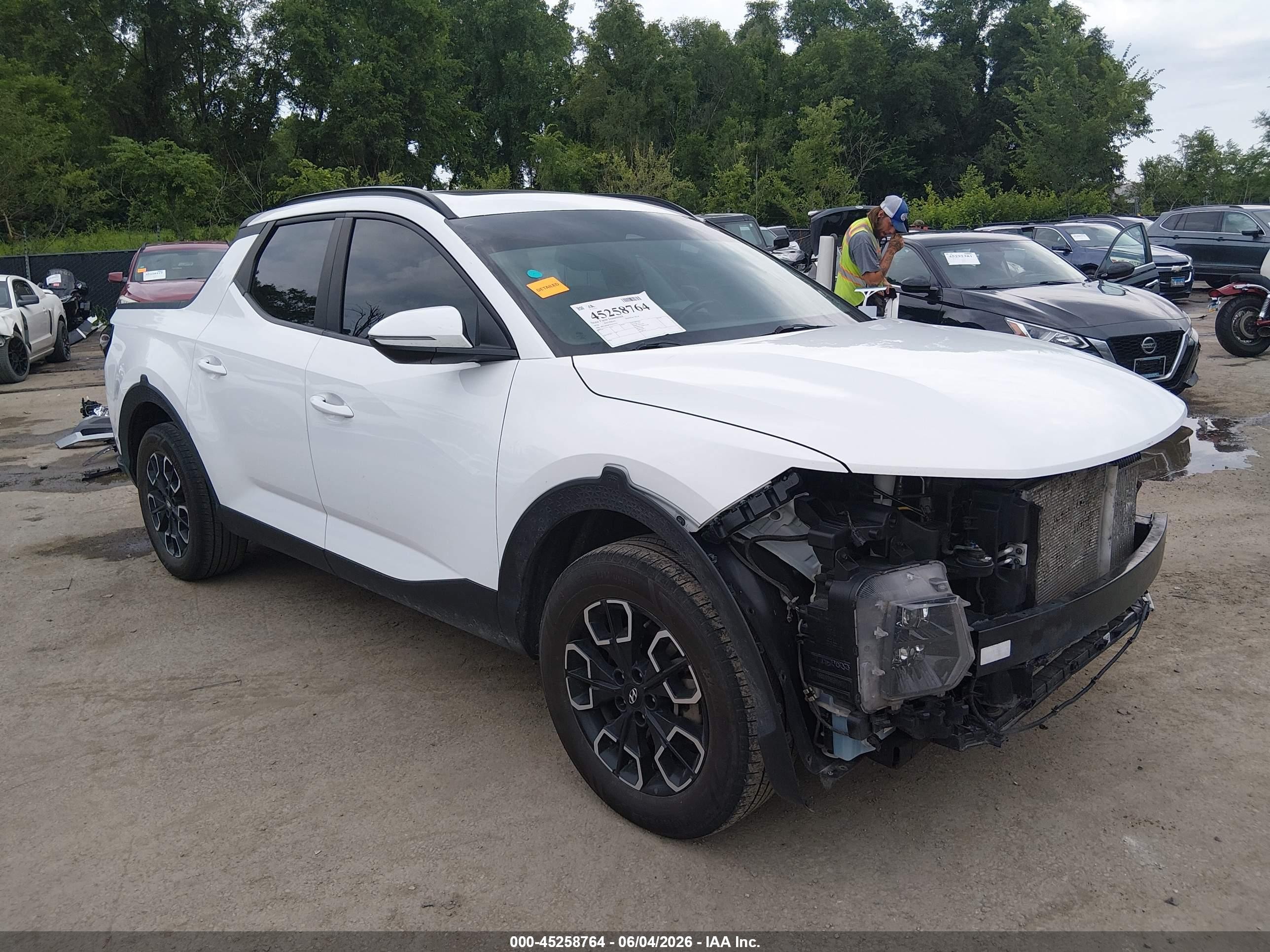 2022 Hyundai Santa Cruz VIN 5NTJDDAF2NH015341 — IAAI salvage auction photo