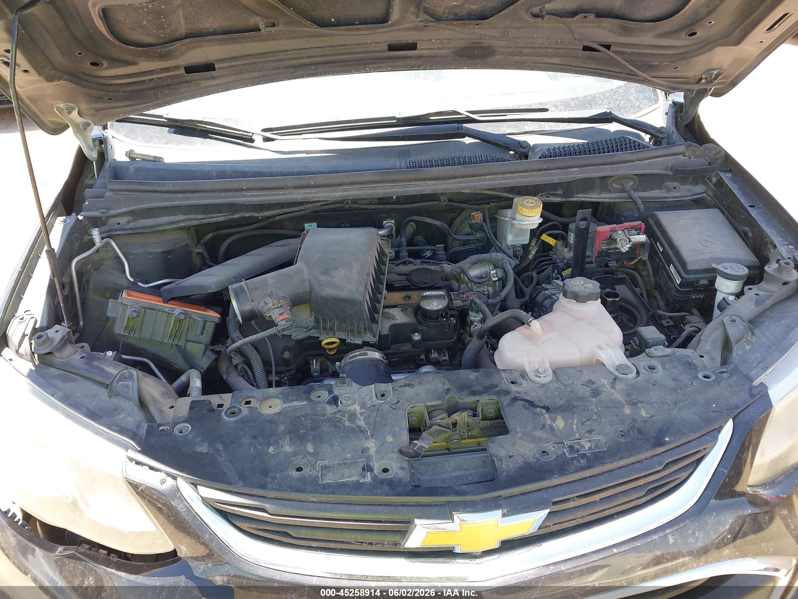 2020 Chevrolet Sonic VIN 1G1JF5SB1L4115288 IAAI salvage auction — Engine Damage, Salvage (Texas), sold $325 on 2026-07-09 (photo 6)