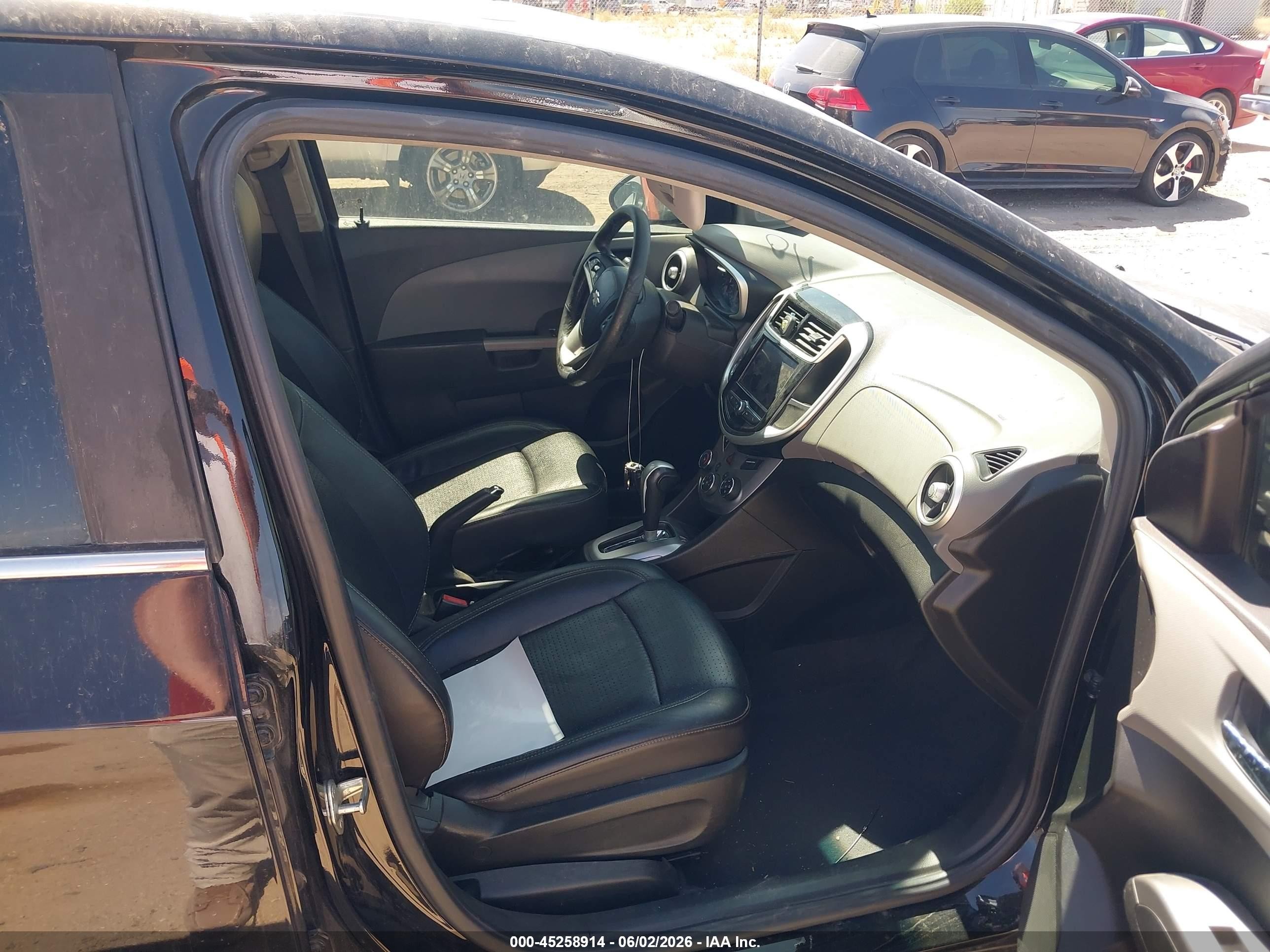 2020 Chevrolet Sonic VIN 1G1JF5SB1L4115288 IAAI salvage auction — Engine Damage, Salvage (Texas), sold $325 on 2026-07-09 (photo 5)